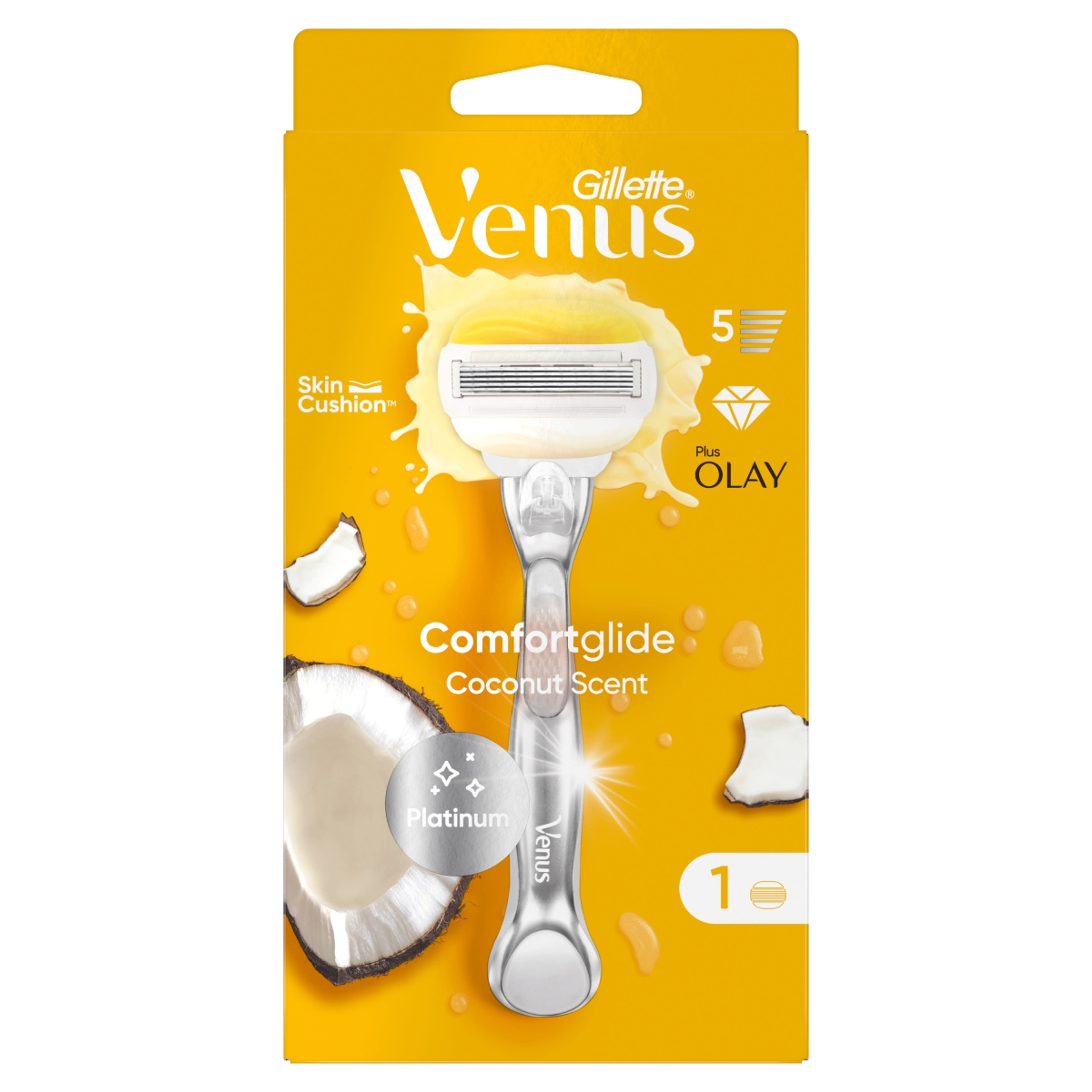 Gillette Venus Olay Coconut borotvakészülék 5 pengés 1 borotvabetéttel - 1 db