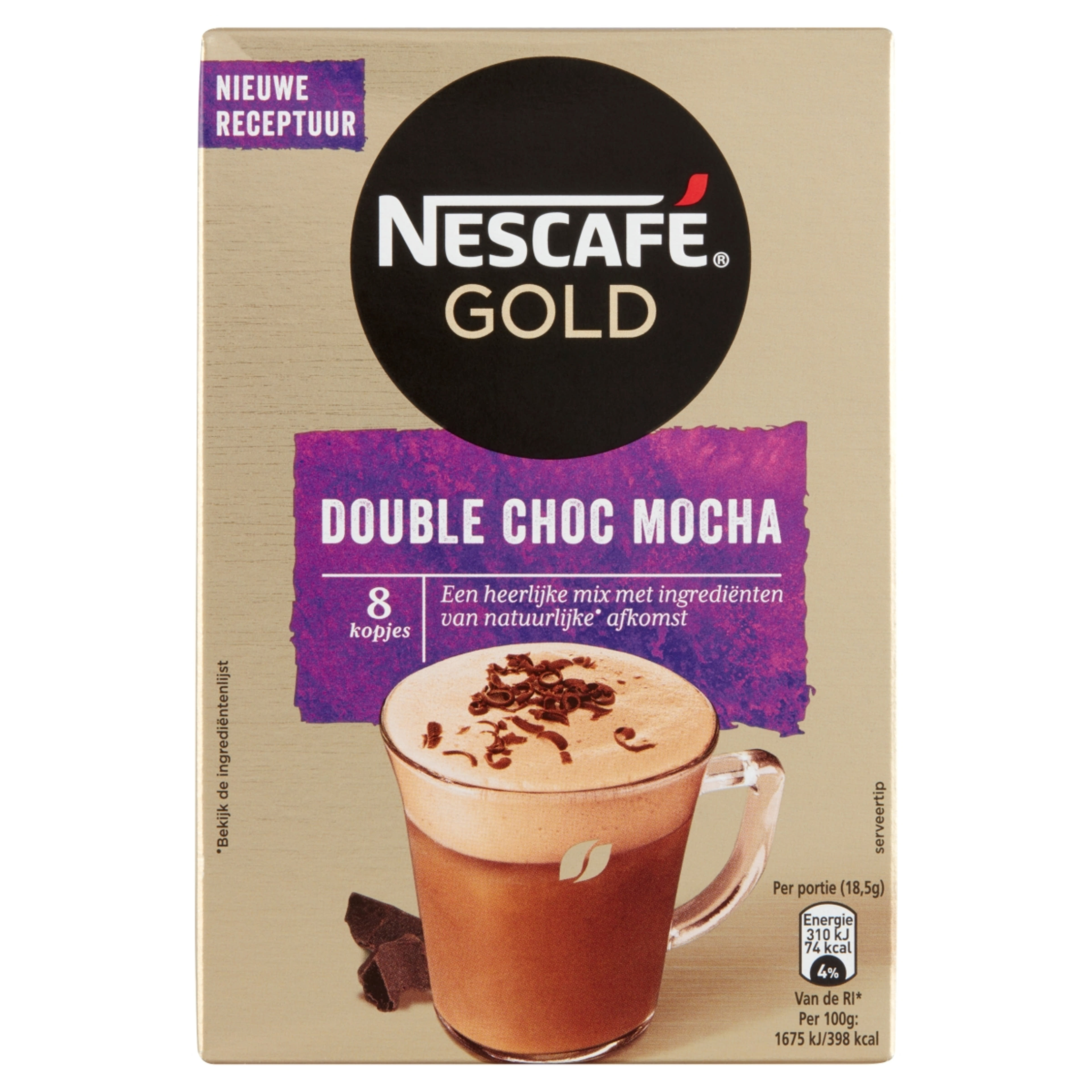 Nescafé Gold dupla csoki Mokka instant kávé - 8 db
