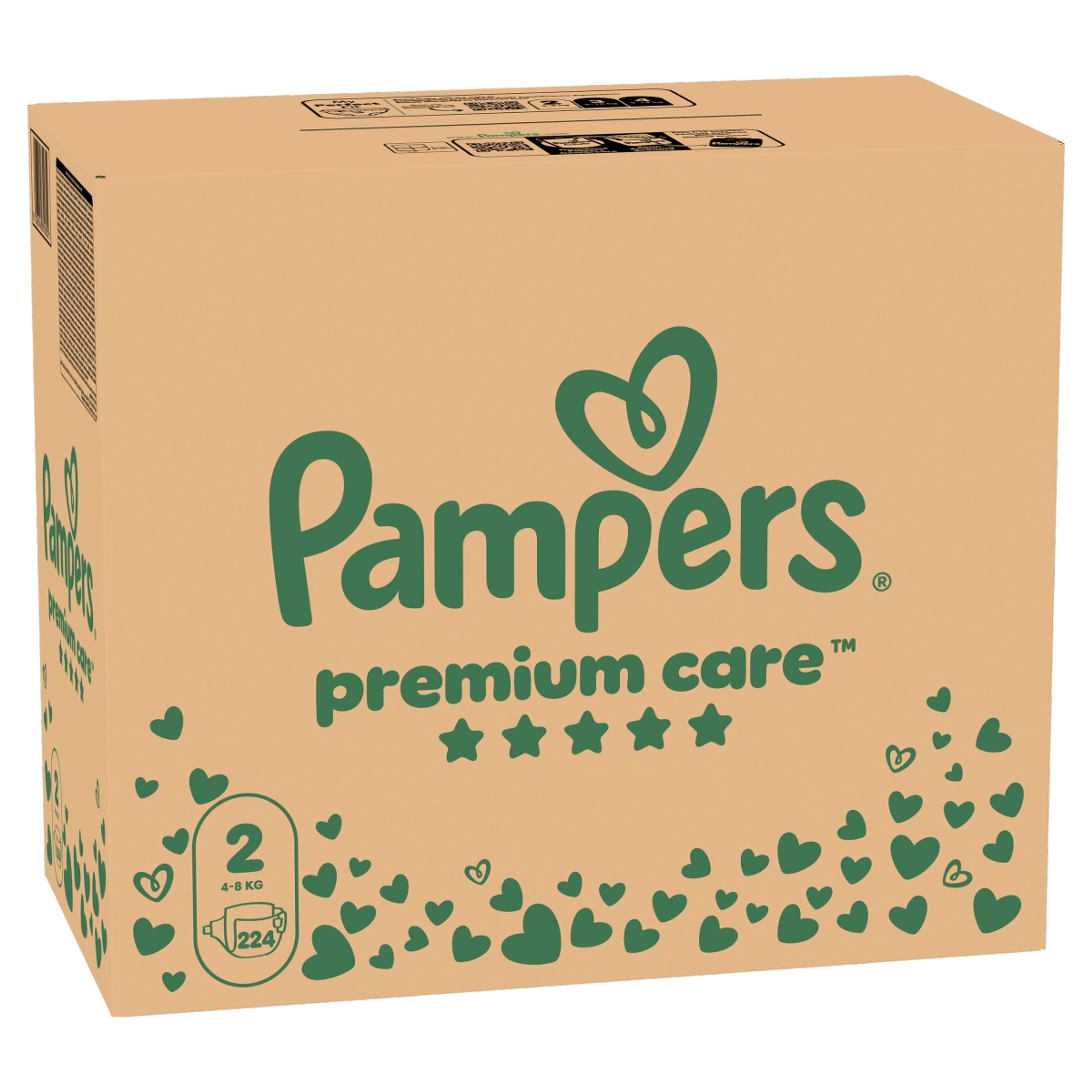 Pampers Premium Care pelenka 2-es méret 4-8kg - 224 db-2