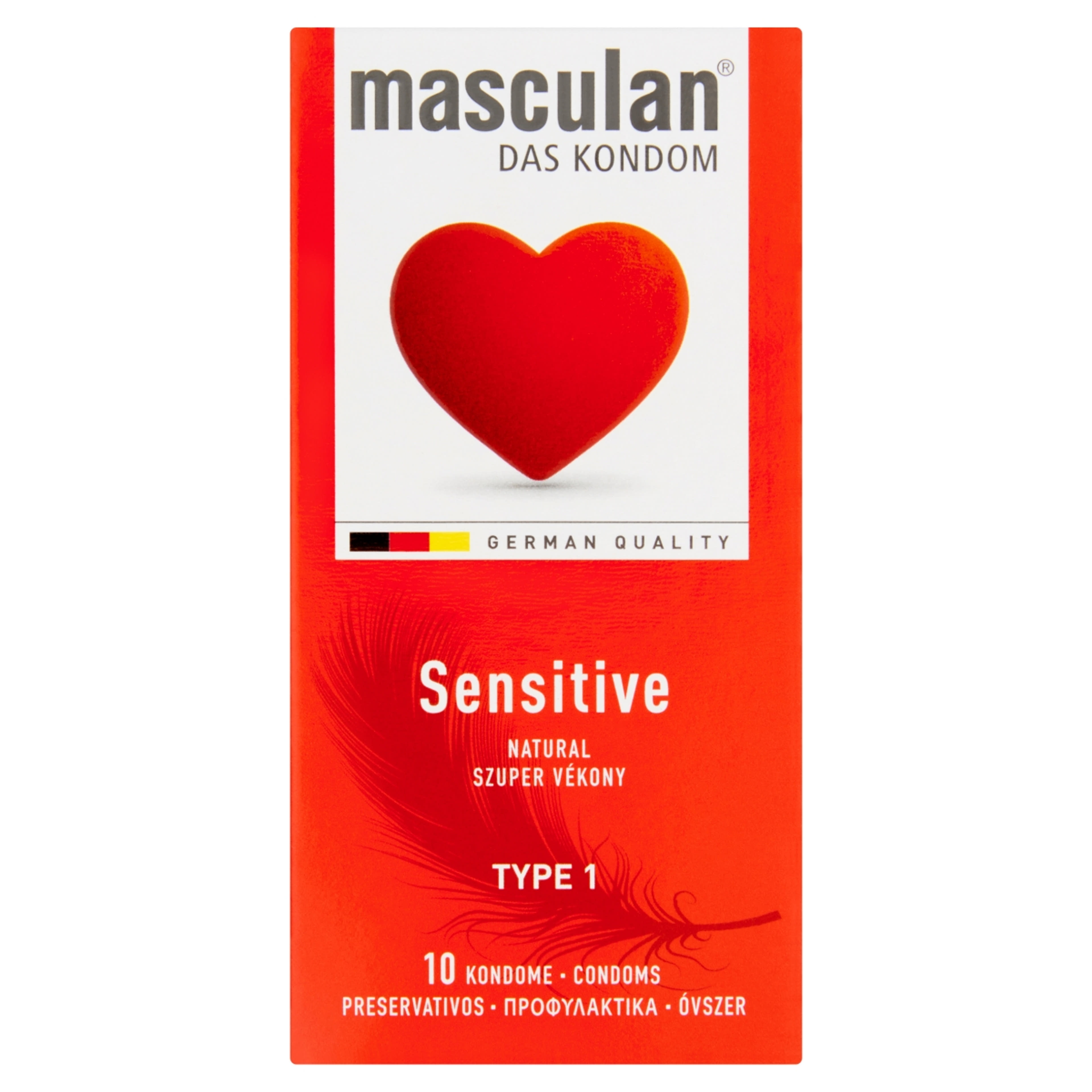 Masculan Sensitive 1 gumióvszer - 10 db