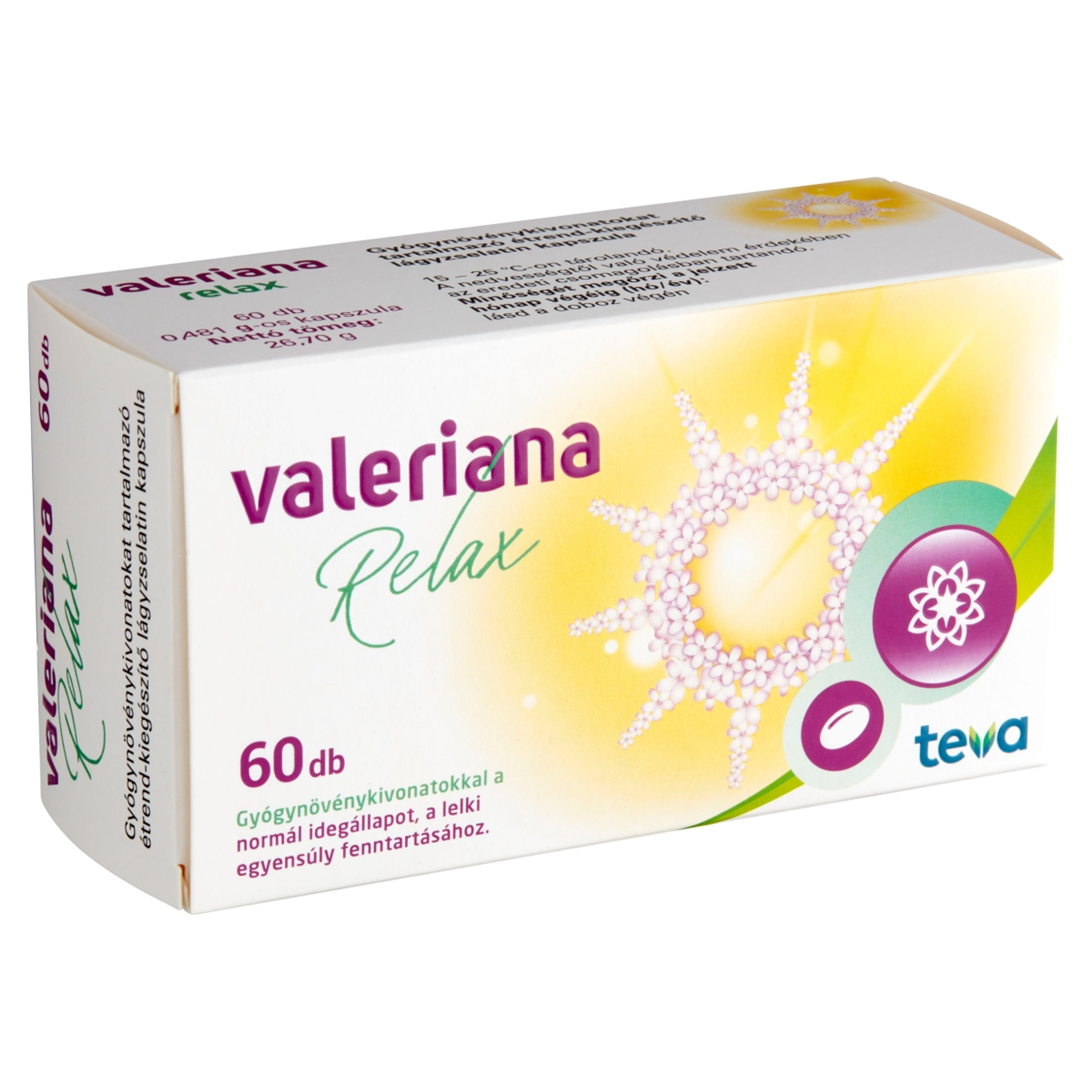 Valeriana Relax Kapszula - 60 db-2