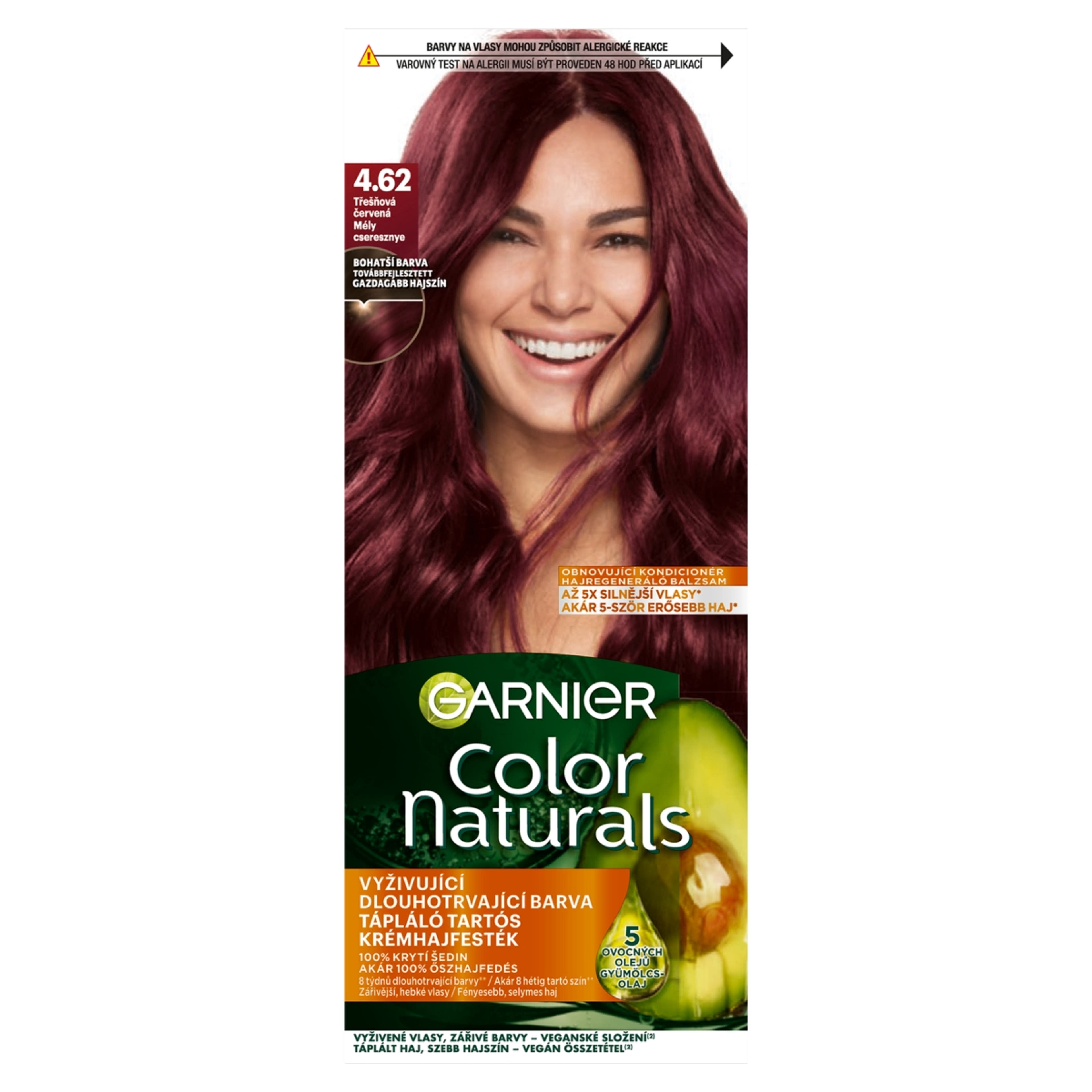 Garnier Color Naturals tartós hajfesték /4.62 mély cseresznye - 1 db