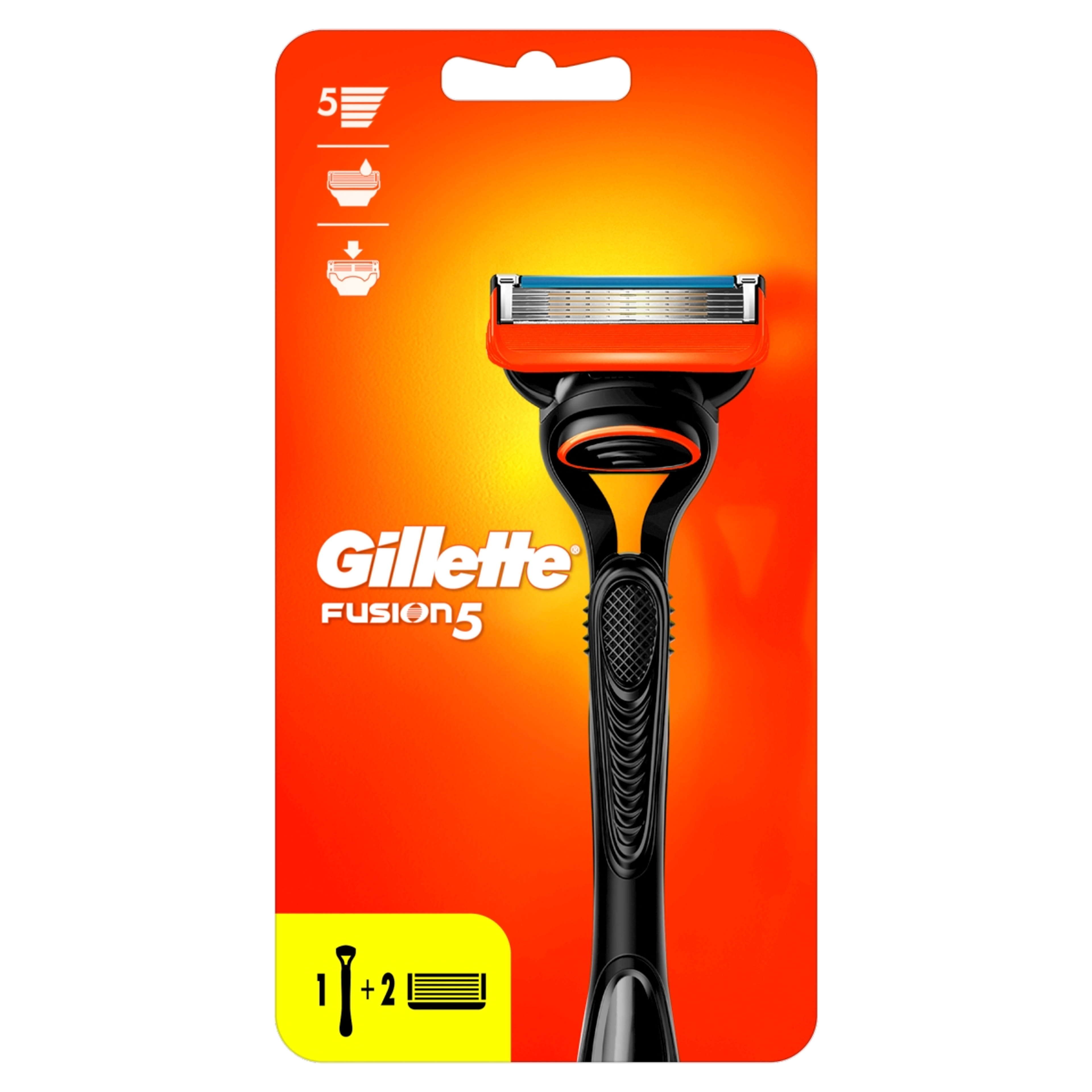 Gillette Fusion 5 pengés borotva 2 db betéttel - 1 db