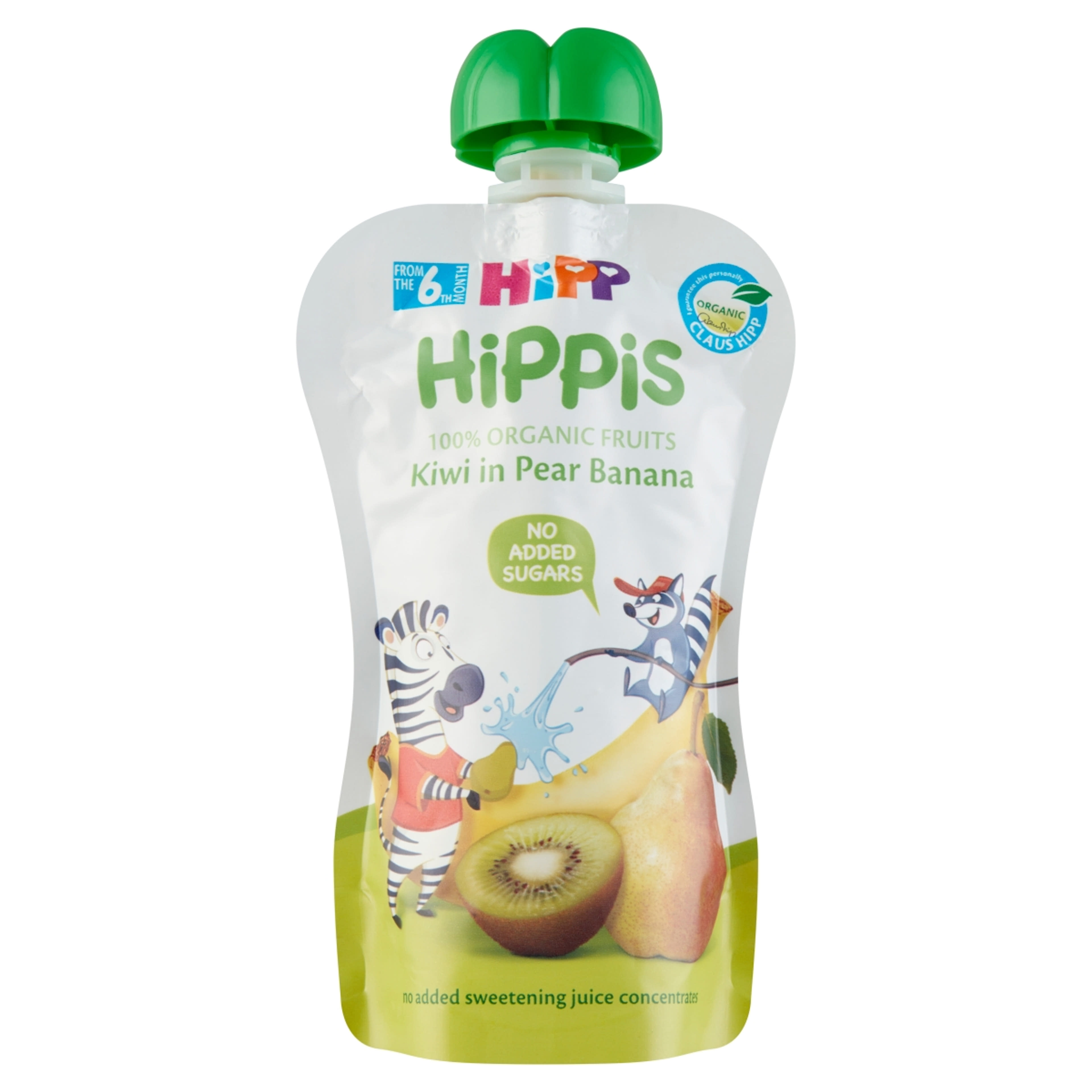 Hipp Bio Gyümölcspüré Kiwi- Körte- Banán 6 Hónapos Kortól - 100 g