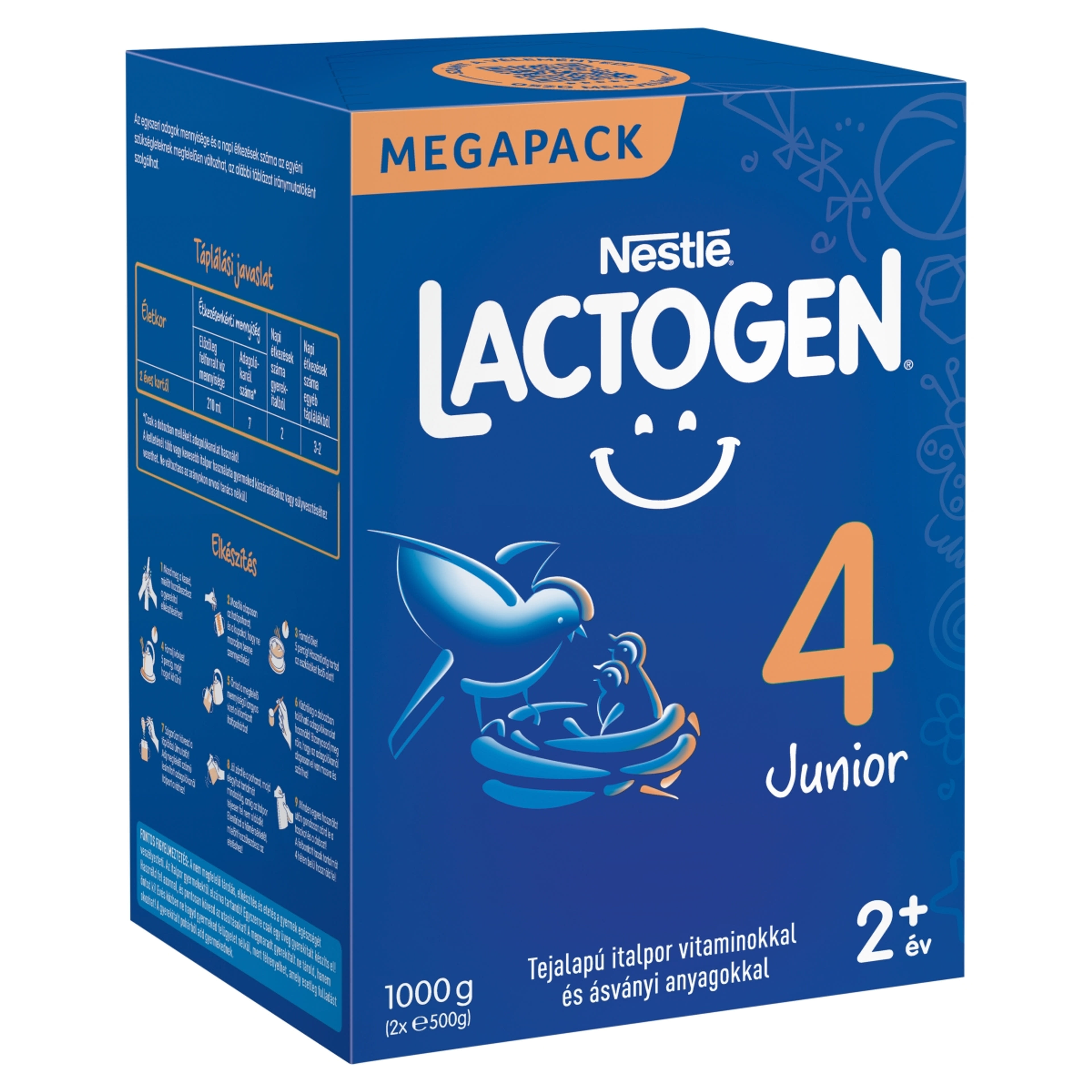 Lactogen 4 Junior tejalapú italpor vitaminokkal és ásványi anyagokkal 24 hónapos kortól - 1000 g-2