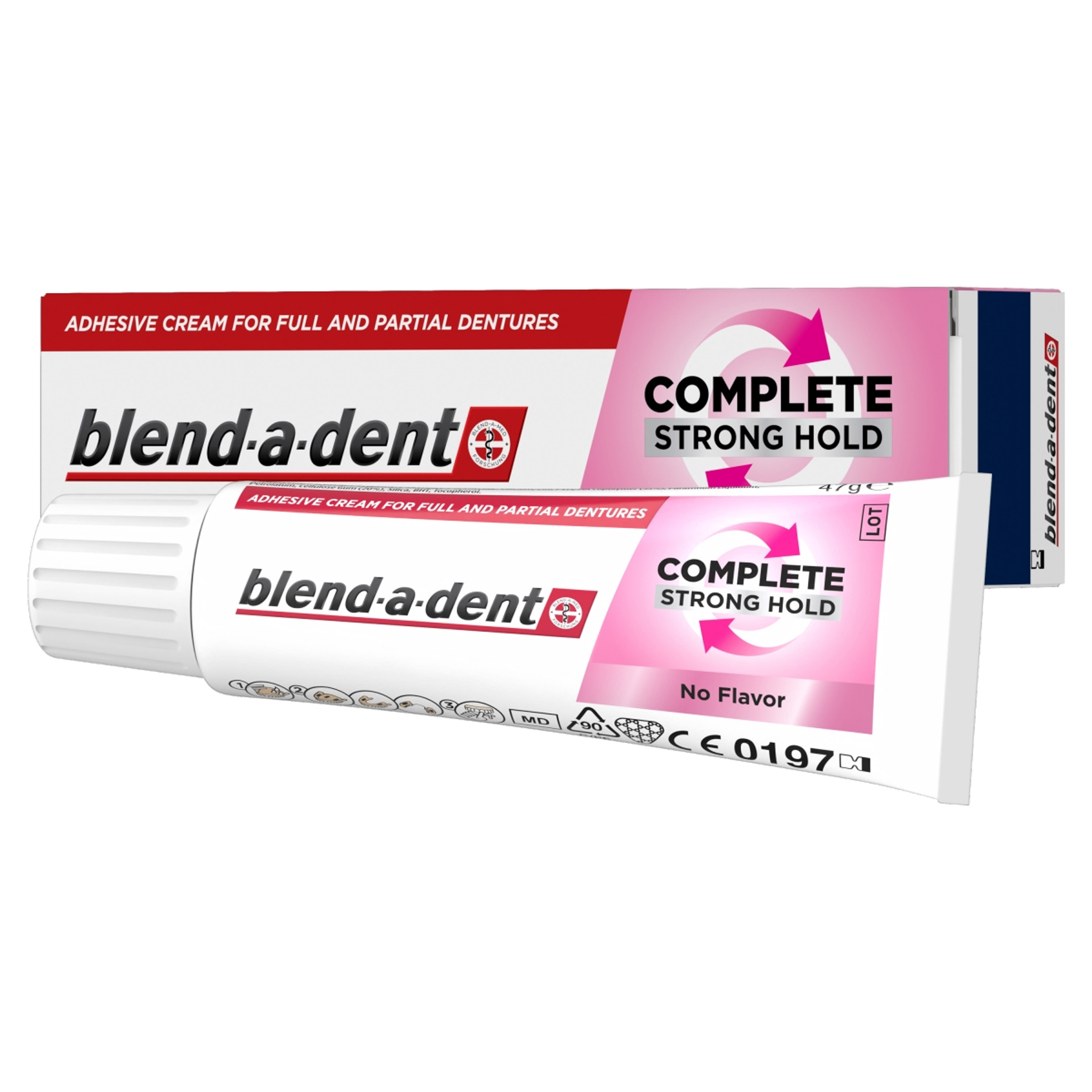 Blend-a-Dent Complete Semleges ízű műfogsorragasztó - 47 g-2