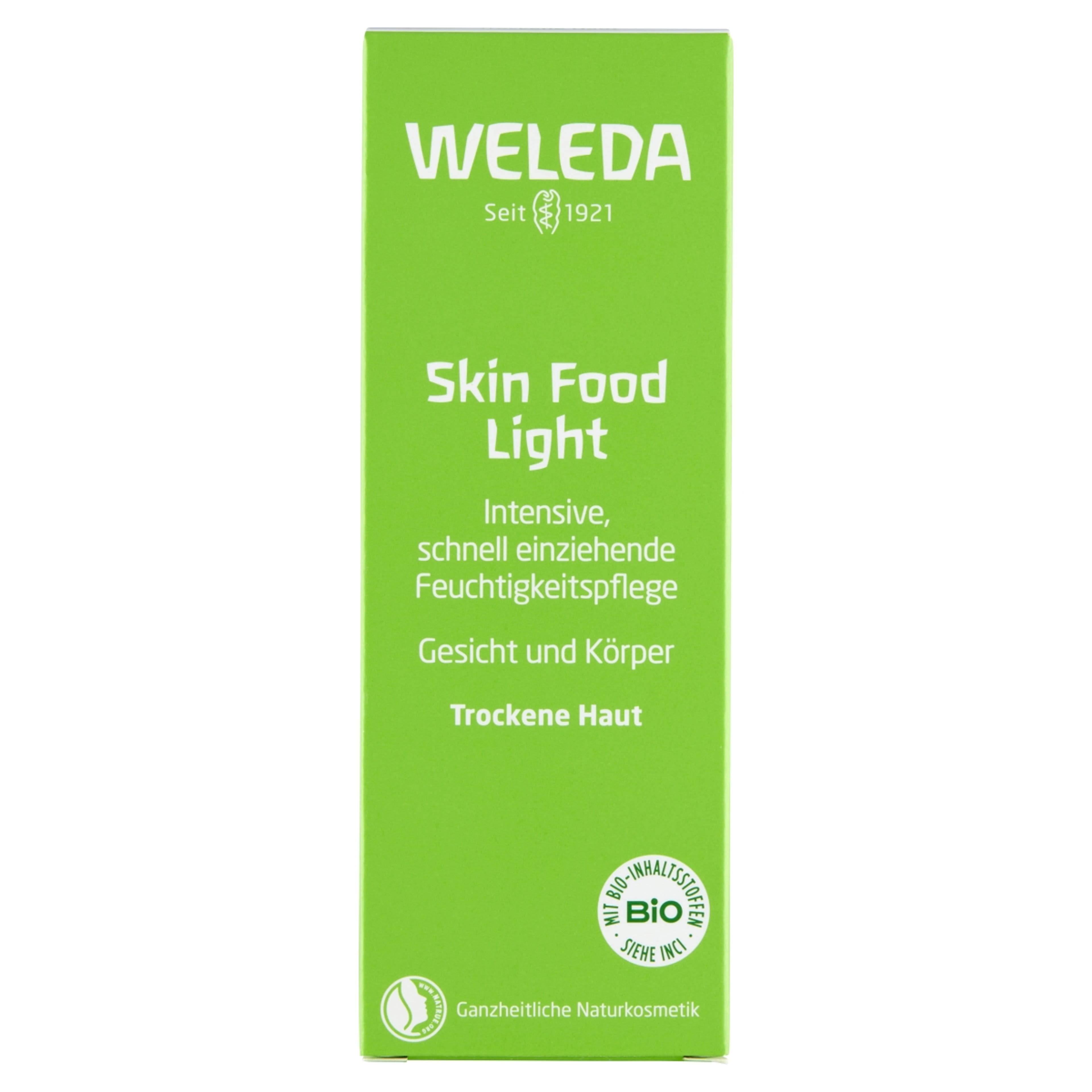 Skin Food Light gyorsan beszívódó, intenzív hidratáló bőrápoló krém arcra és testre, száraz bőrre - 75 ml-1
