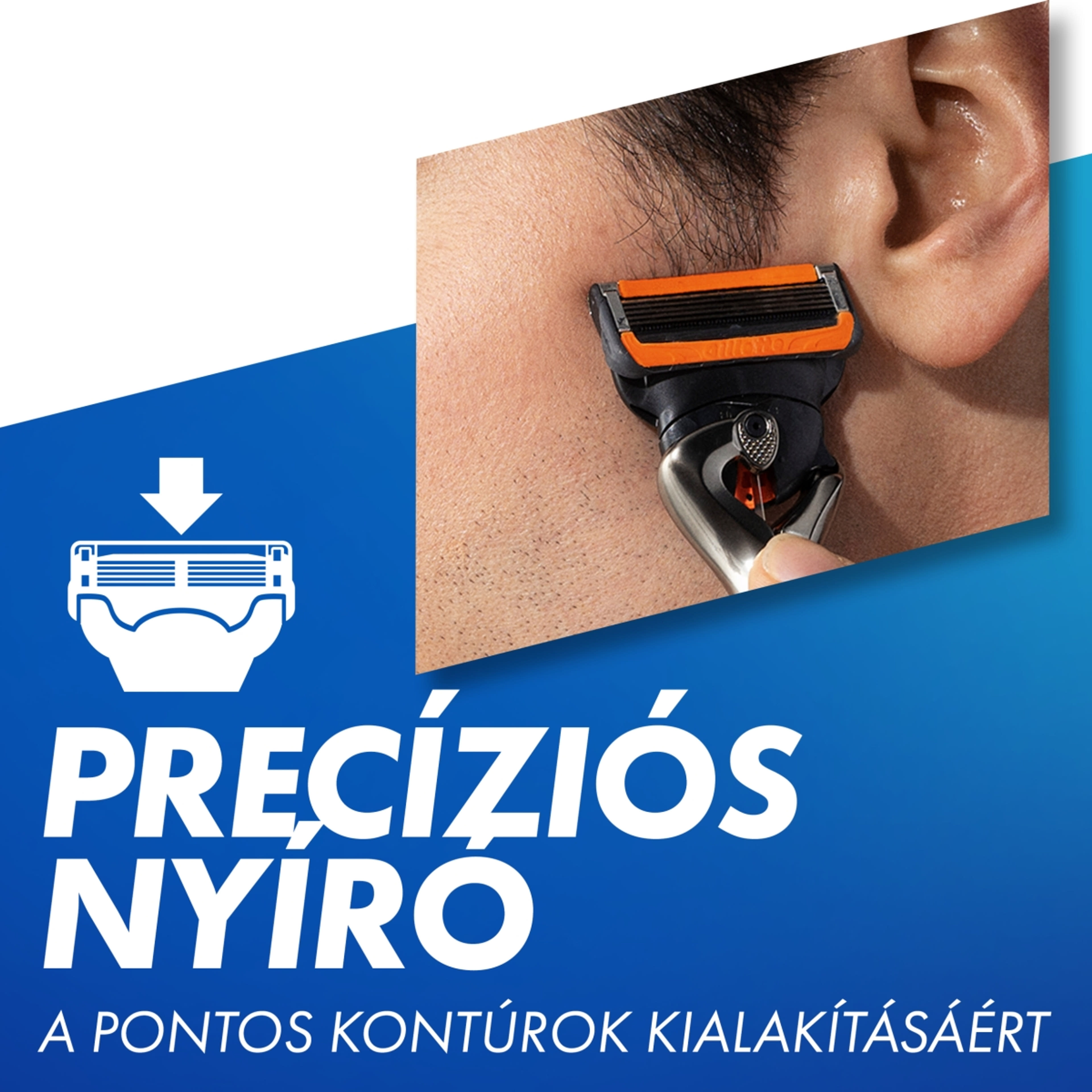 Gillette Fusion ProGlide Power 5 pengés borotvabetét - 4 db-5