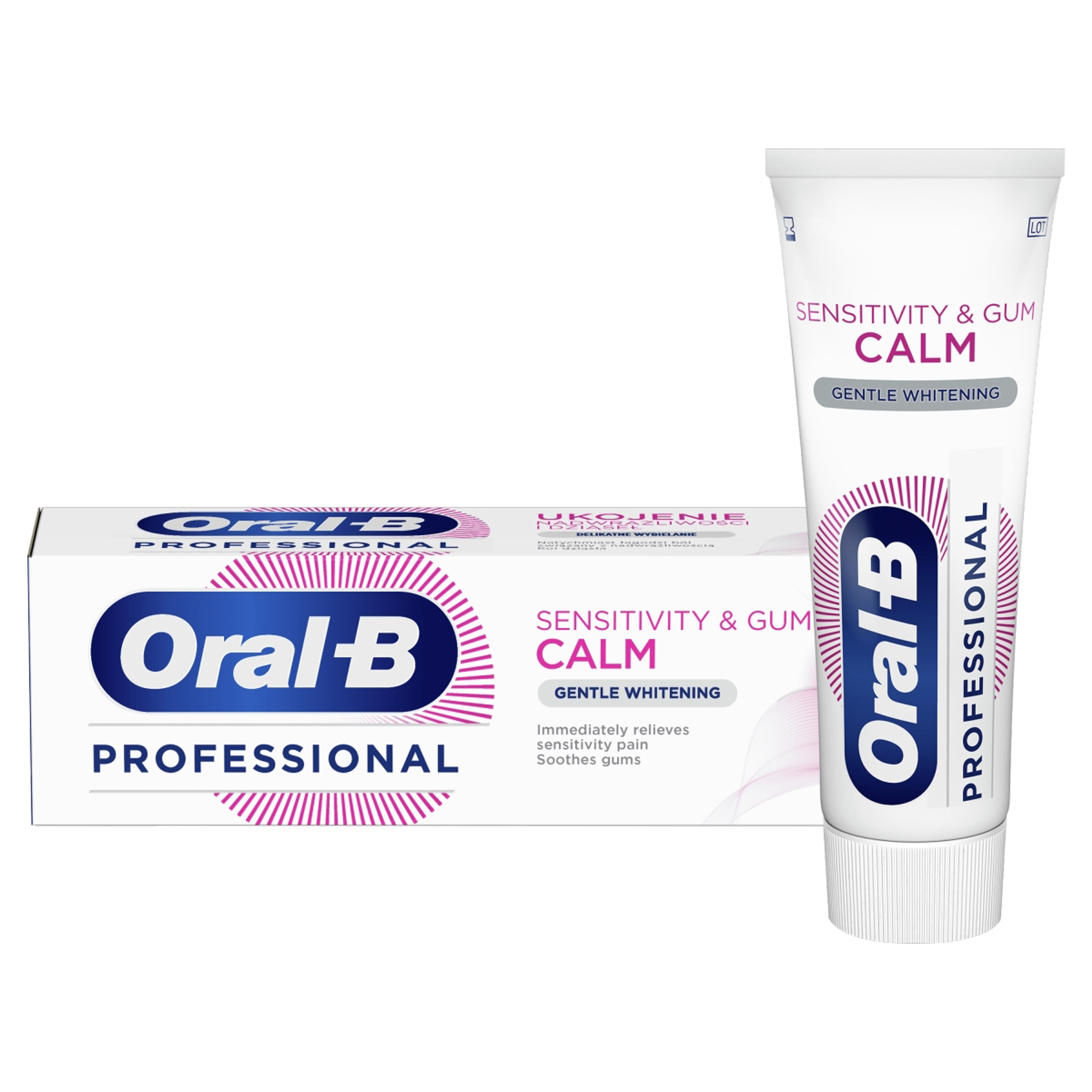 Oral-B Professional Sensitivity&Gum Calm Gentle Whitening fogkrém - 75 ml-2