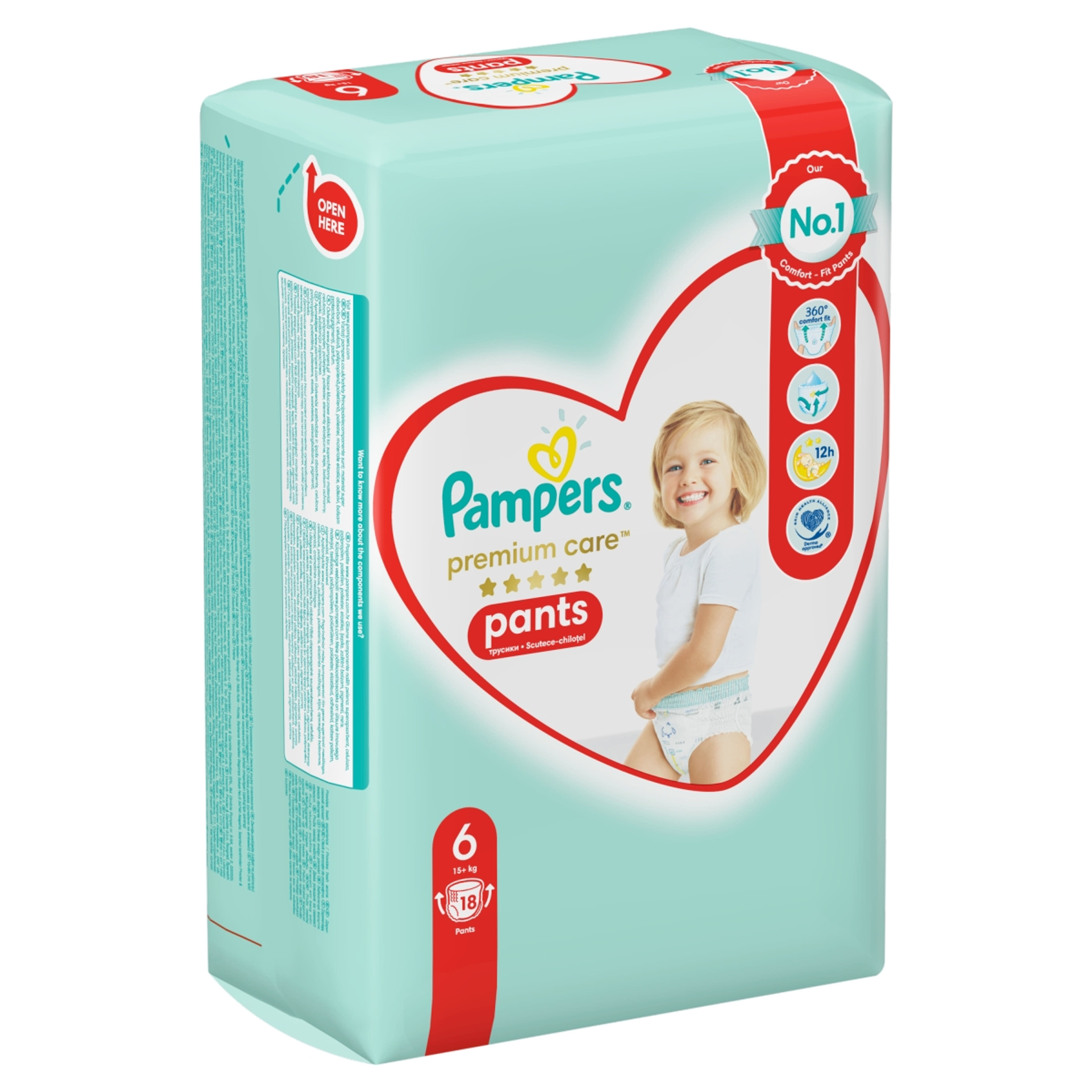 Pampers premium care pants 6-os 15+kg - 18 db-2