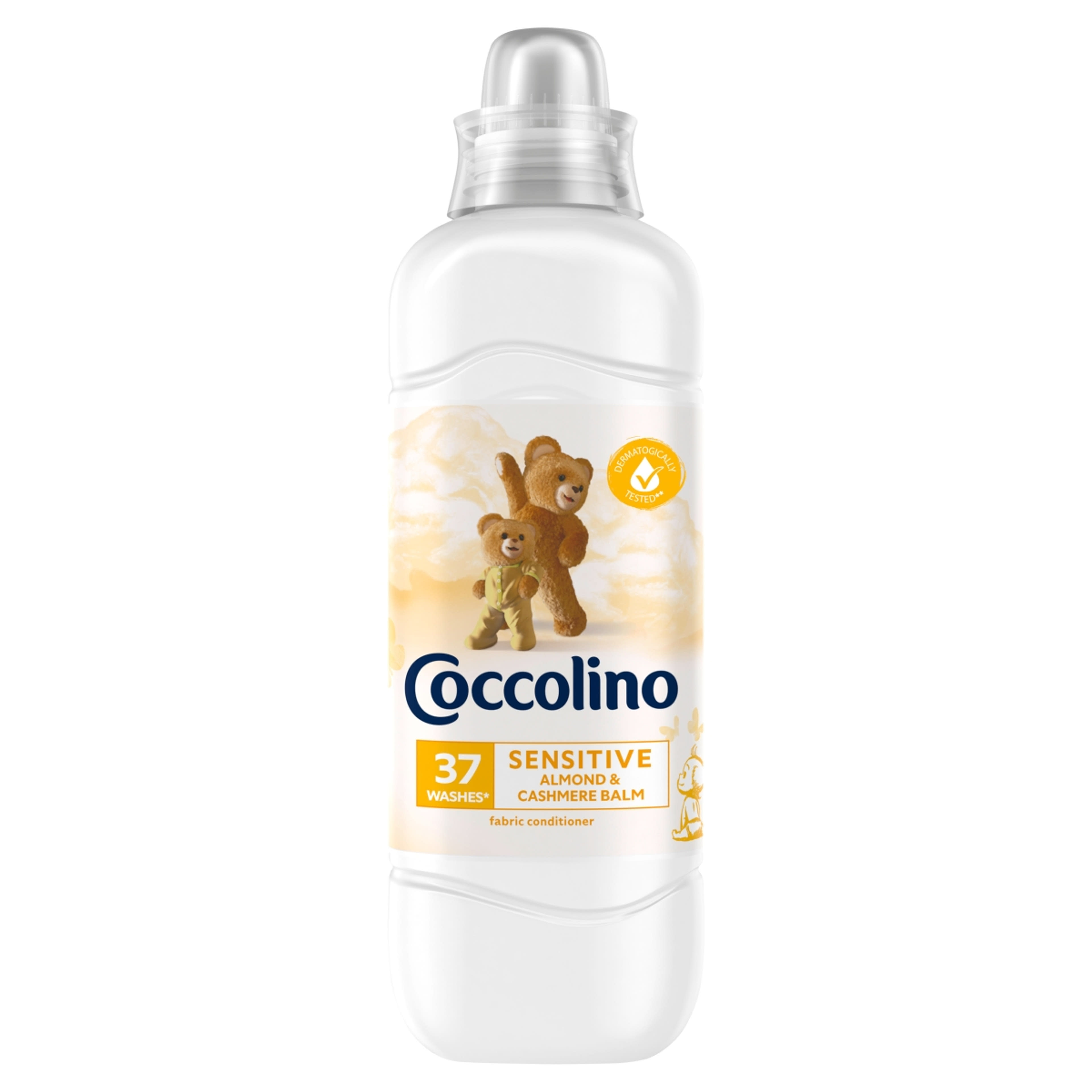 Coccolino Sensitive Almond & Cashmere Balm öblítőkoncentrátum 37 mosás - 925 ml
