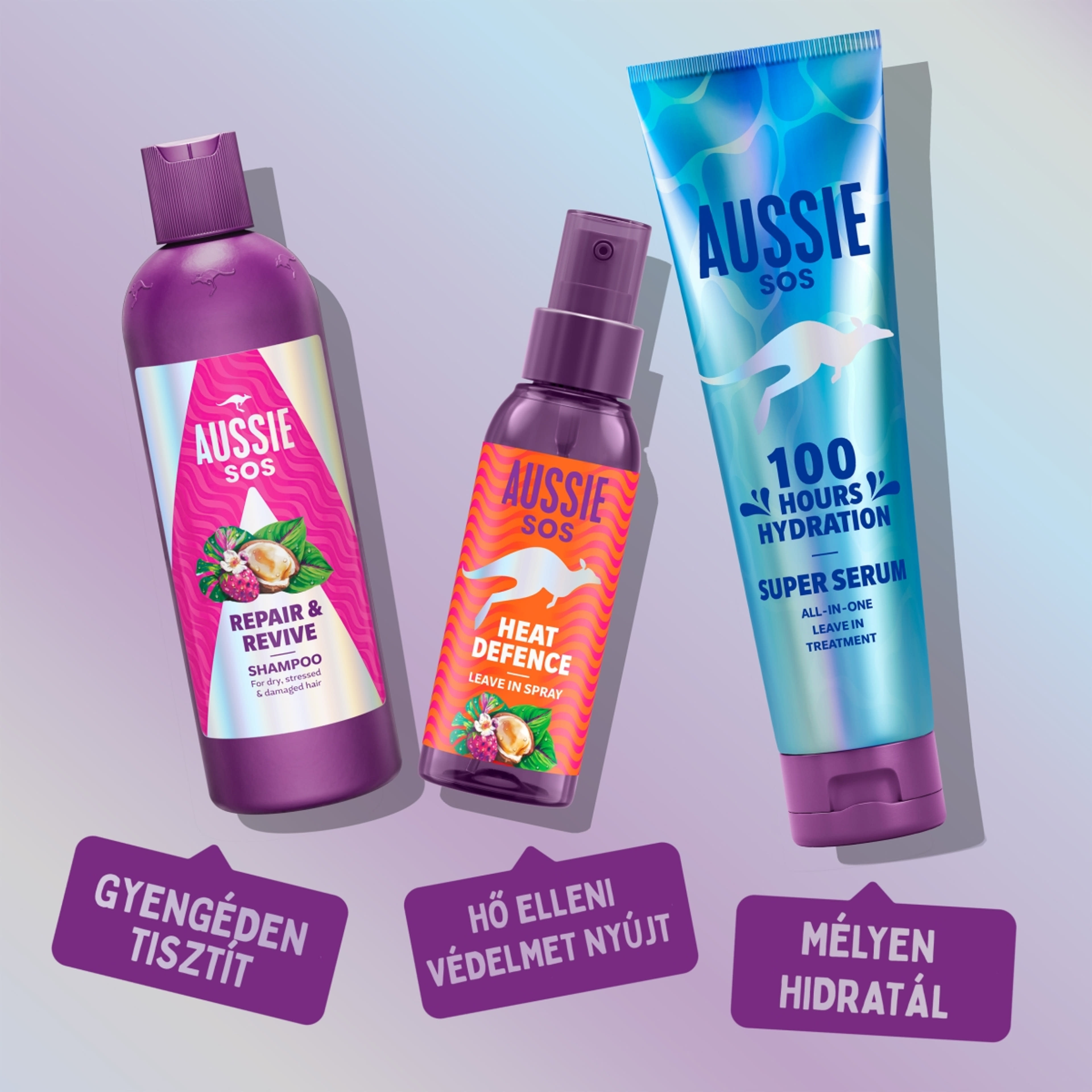 Aussie SOS Heat Protection hajápoló -100 ml-4