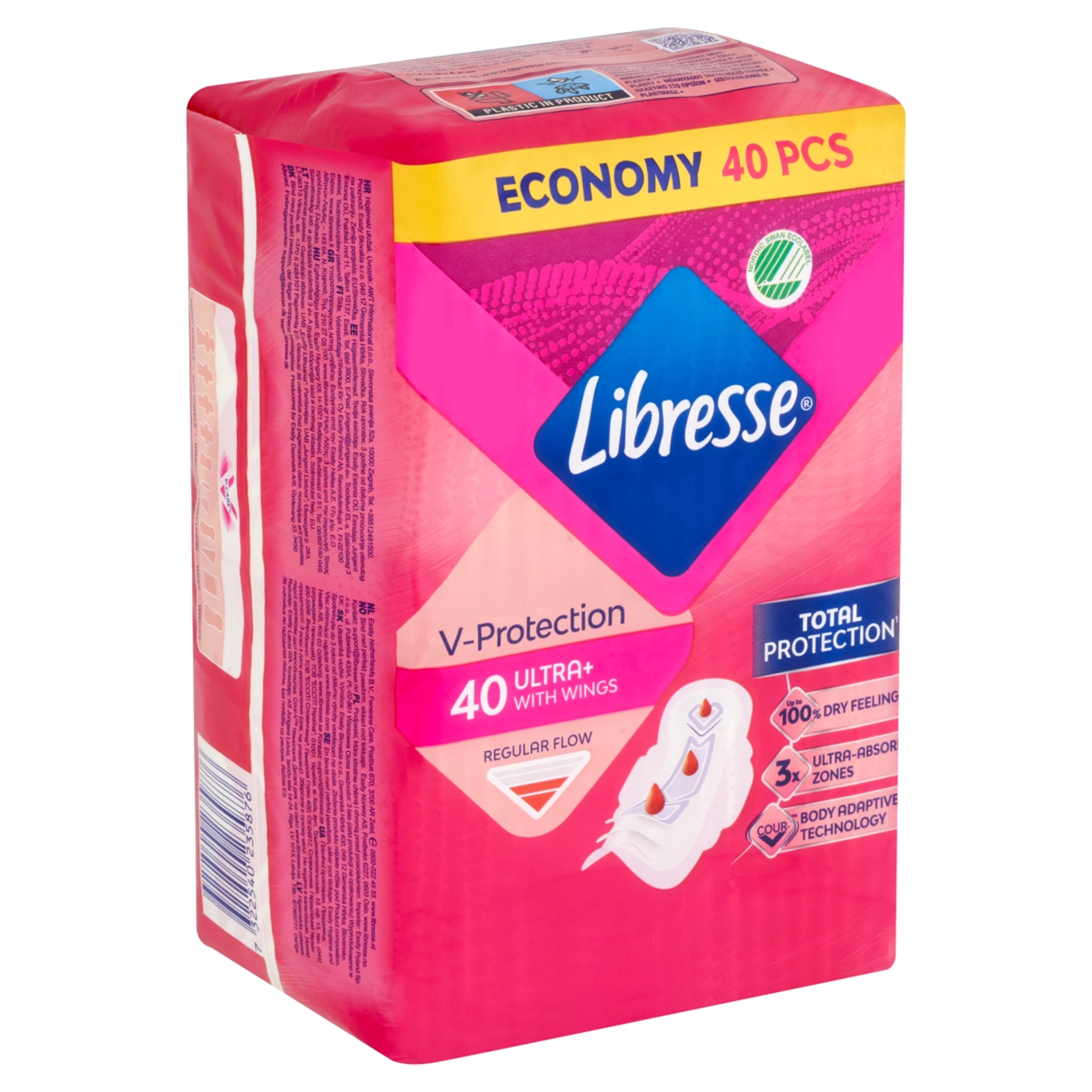 Libresse Ultra Thin Normal vékony szárnyas egészségügyi betét - 40 db-2