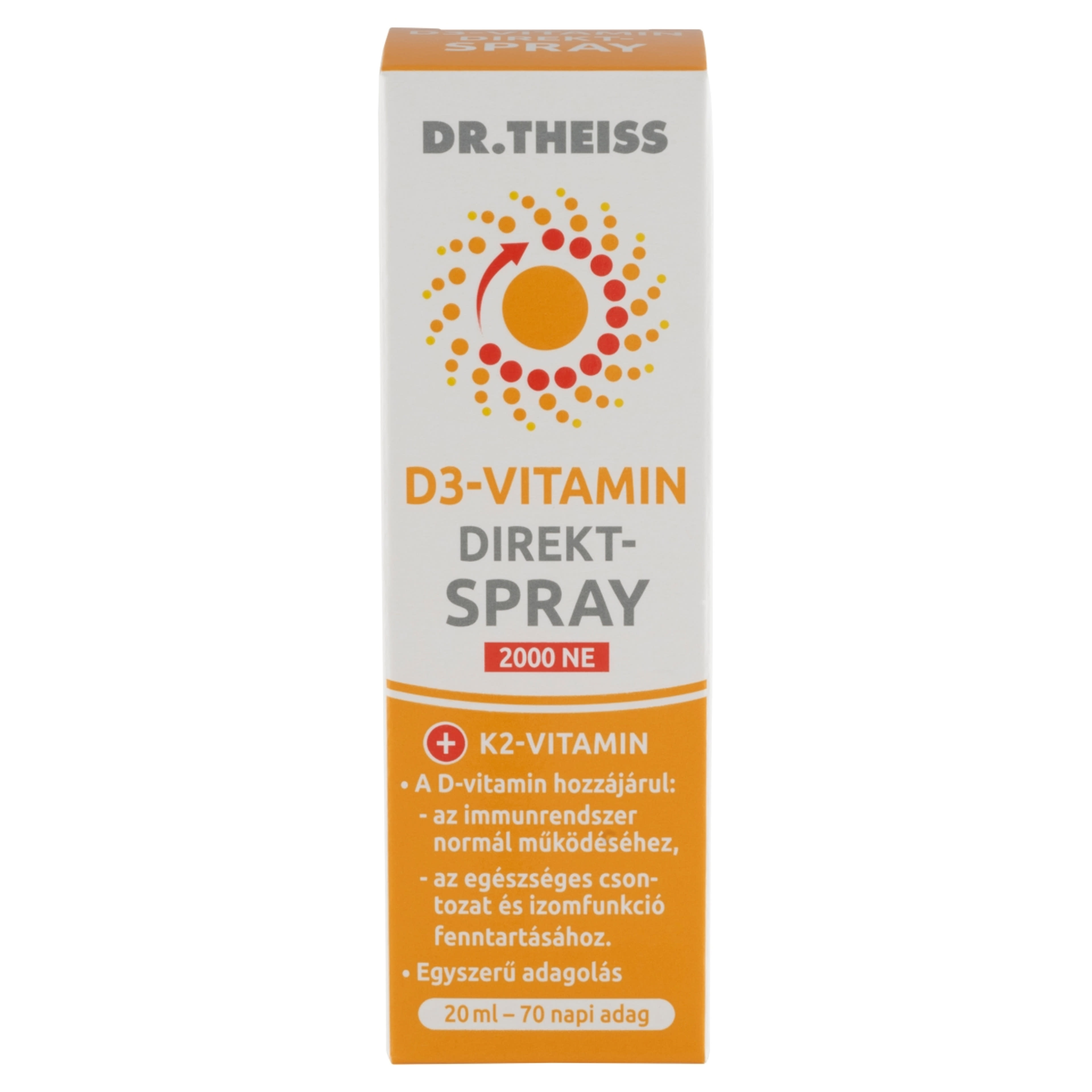 Dr. Theiss D-3 vitamin étrend-kiegészítő szájspray - 20 ml-2
