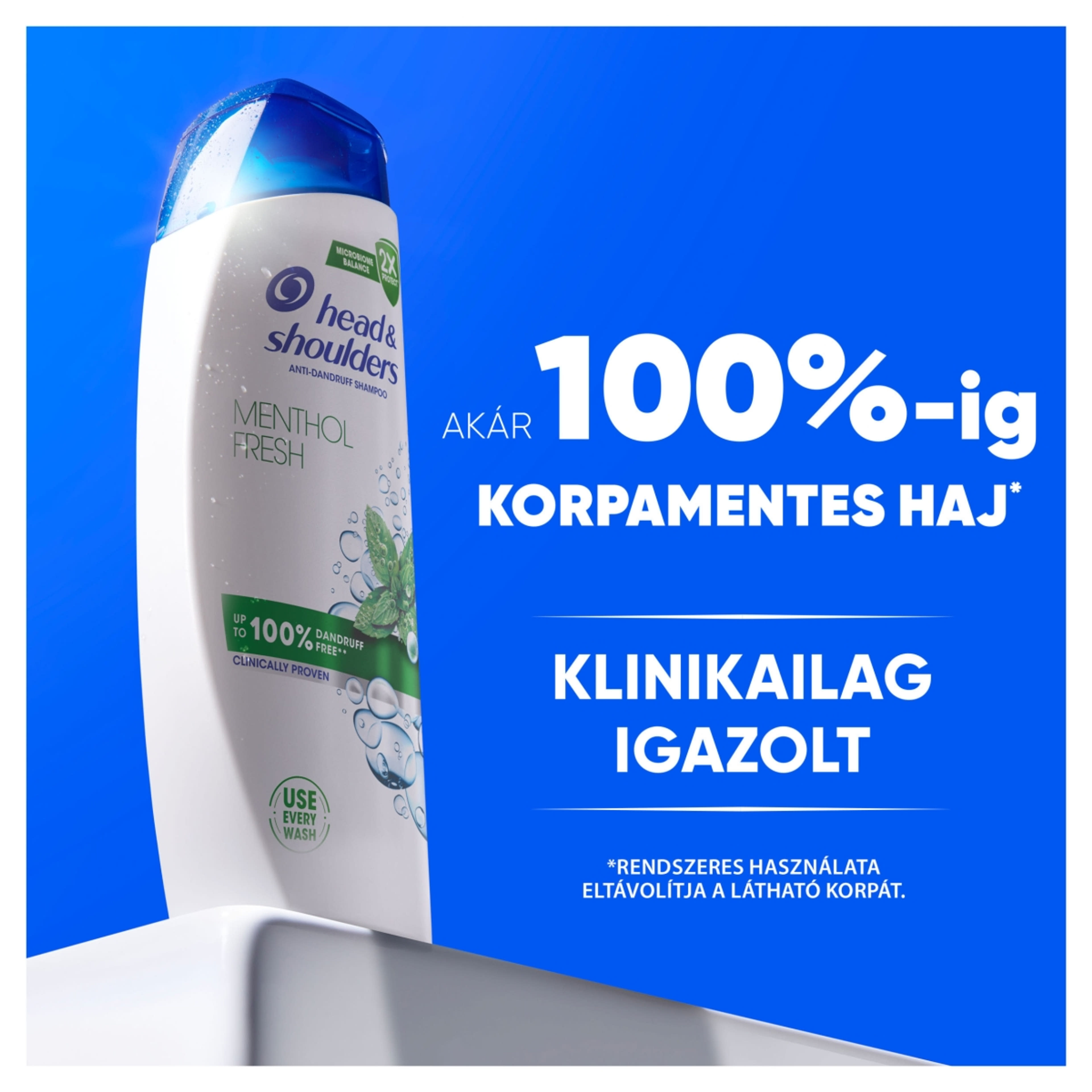 Head & Shoulders Menthol Fresh korpásodás elleni sampon - 250 ml-2