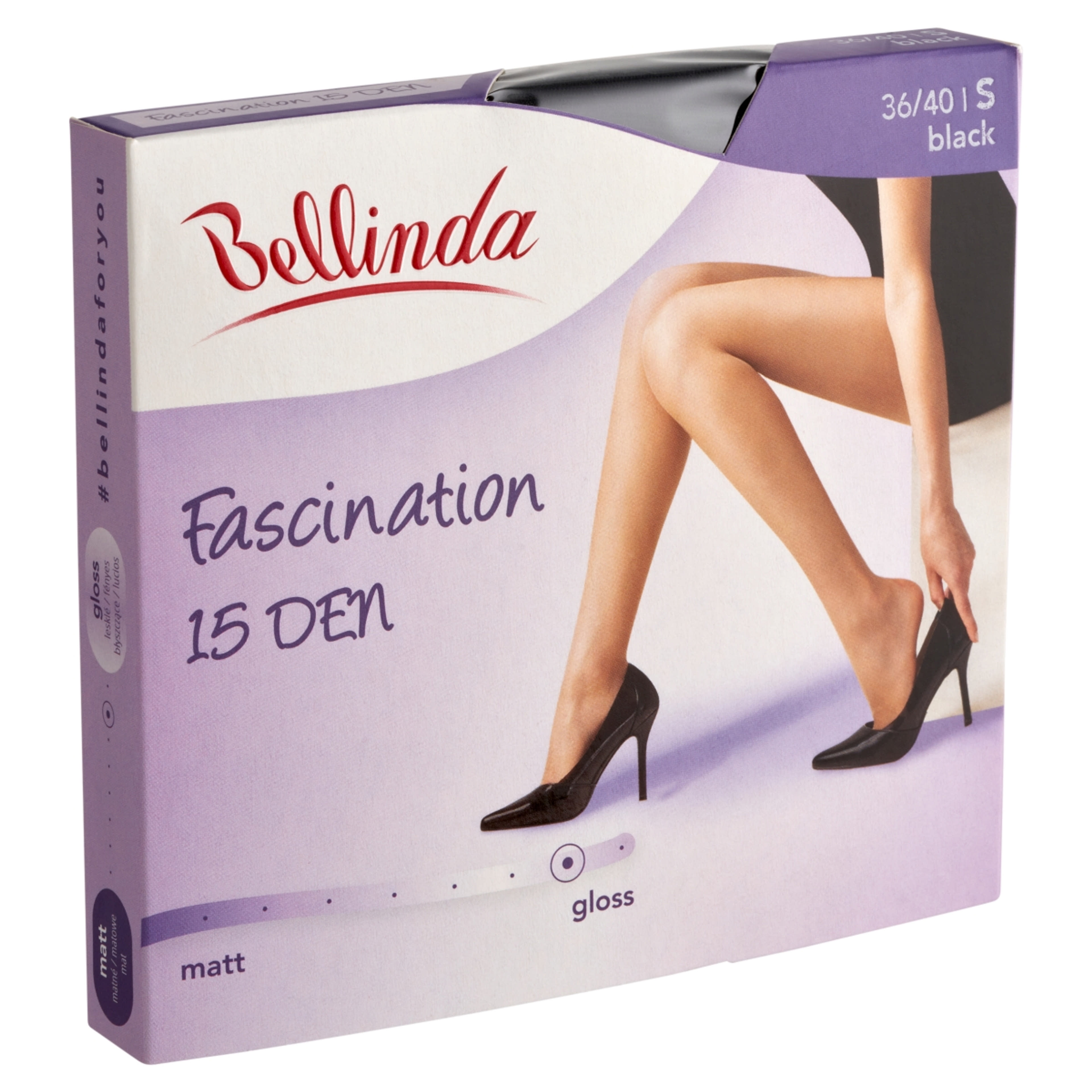 Bellinda Fascination 15 Den Fekete S Harisnya - 1 db-2