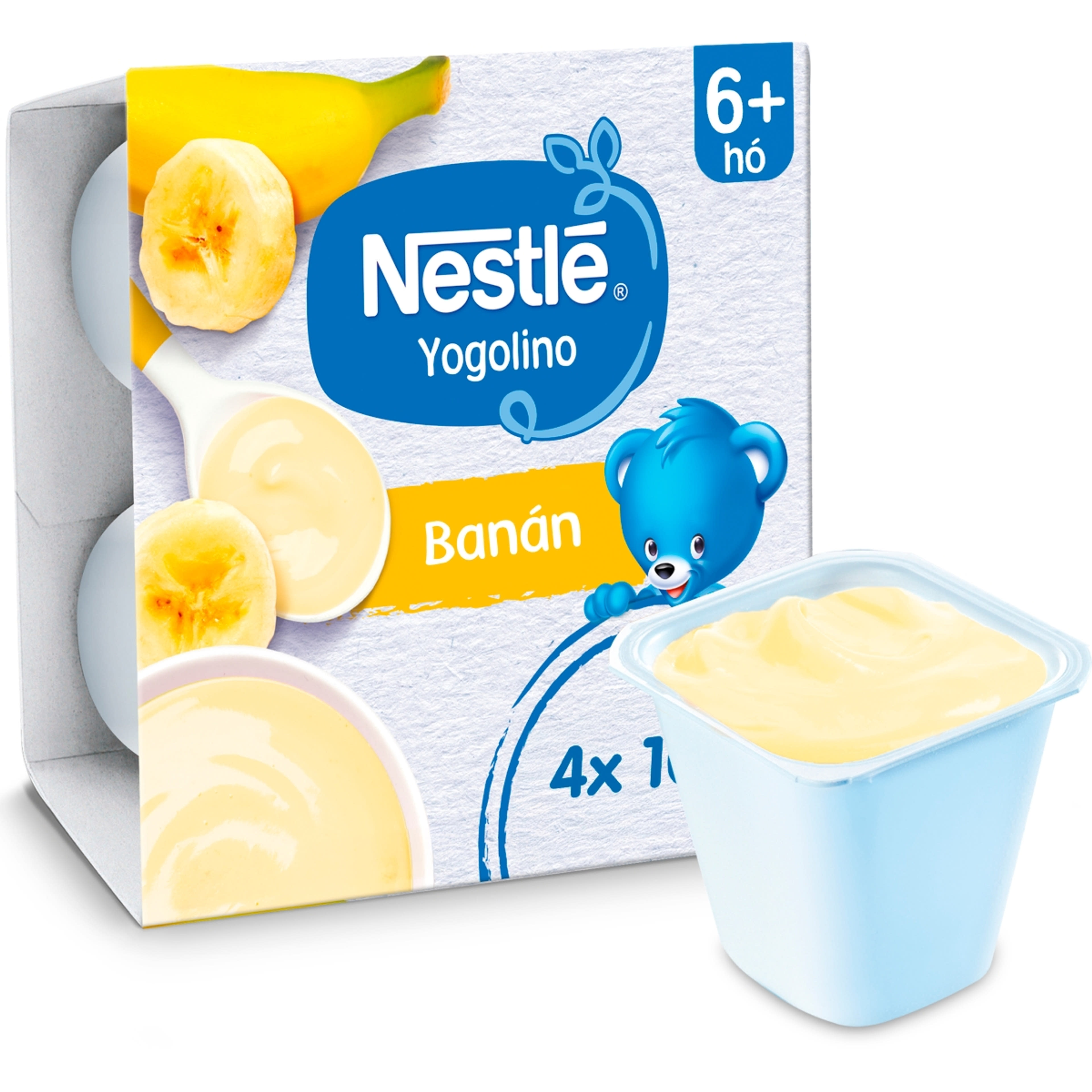 Nestle Yogolino 6 hónapos kortól  banános 4*100g - 400 g-2