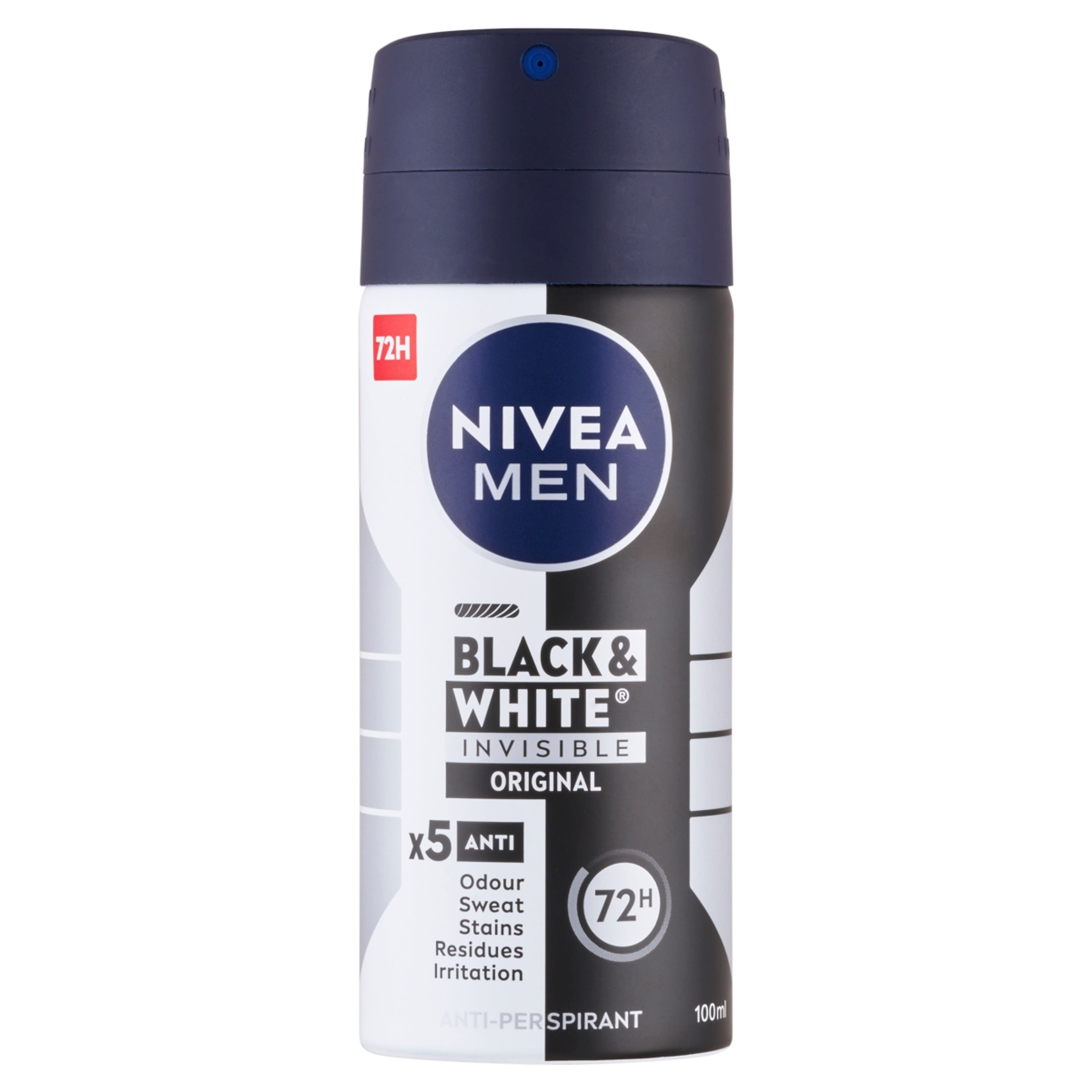 NIVEA MEN Deo spray Black & White Invisible Power Pocket Size - 100 ml-1