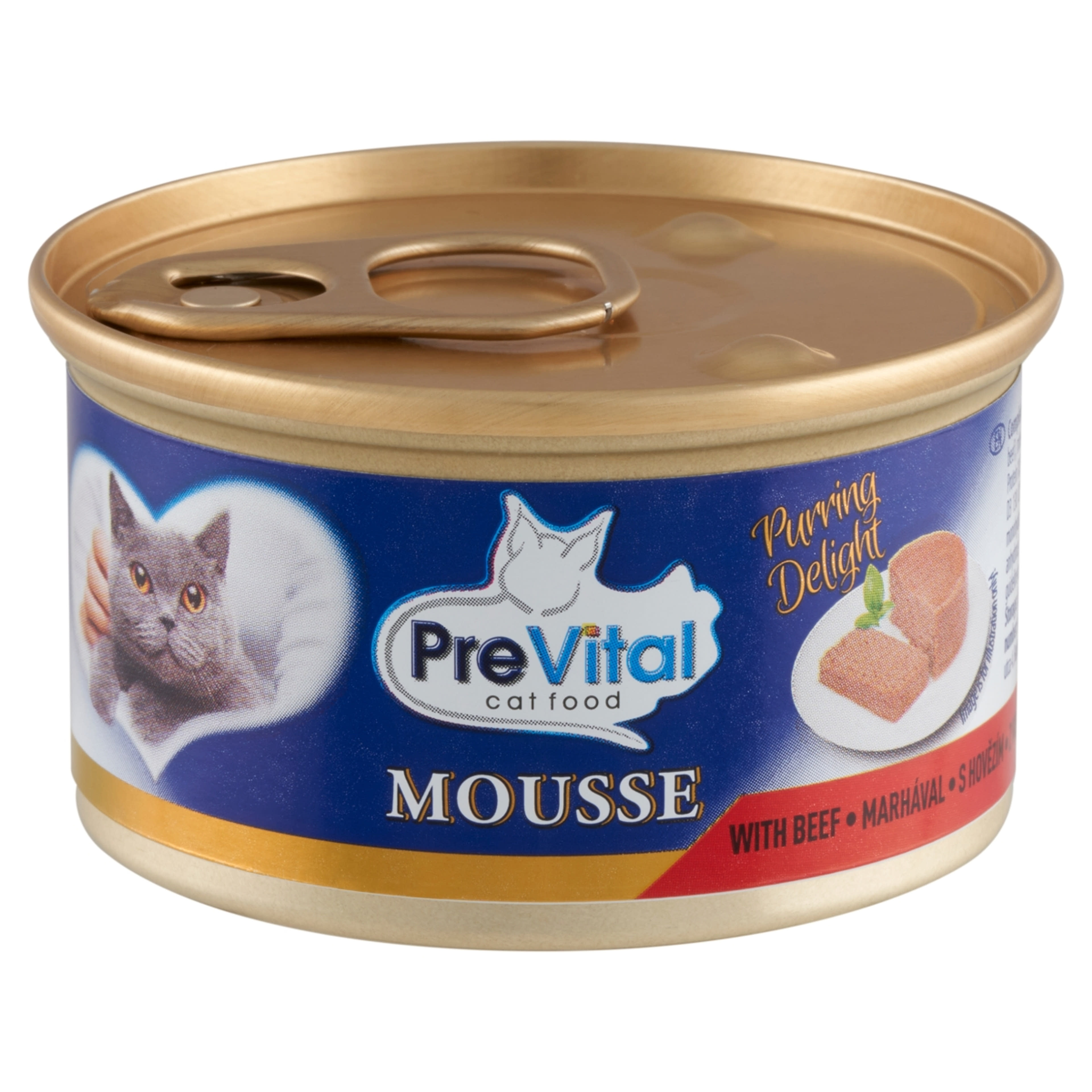 Prevital konzerv mousse marhával macskáknak - 85 g-2