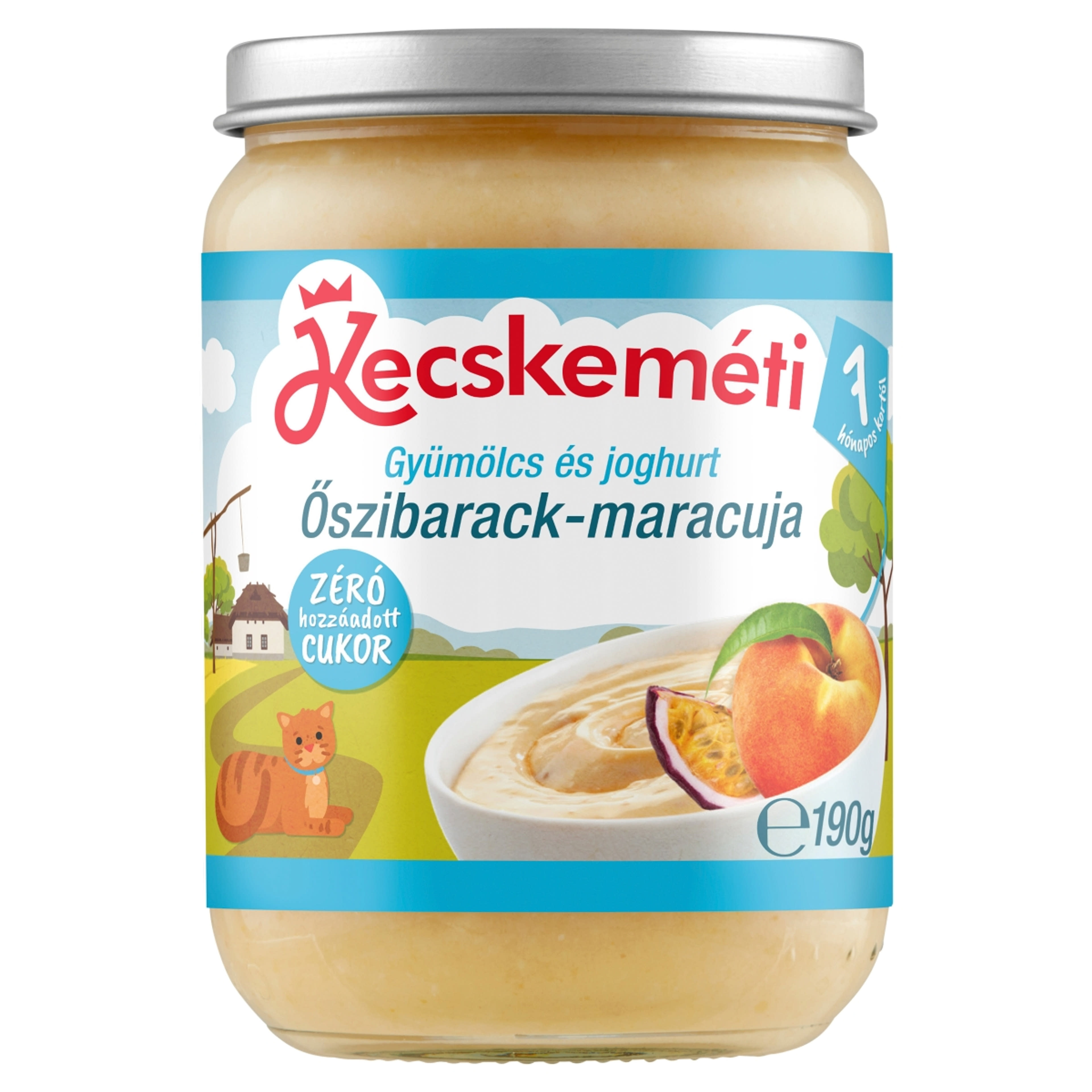 Kecskeméti BIO Bébijoghurt Oszibarack Maracuja Ízesítéssel 7 Hónapos Kortól - 190 g