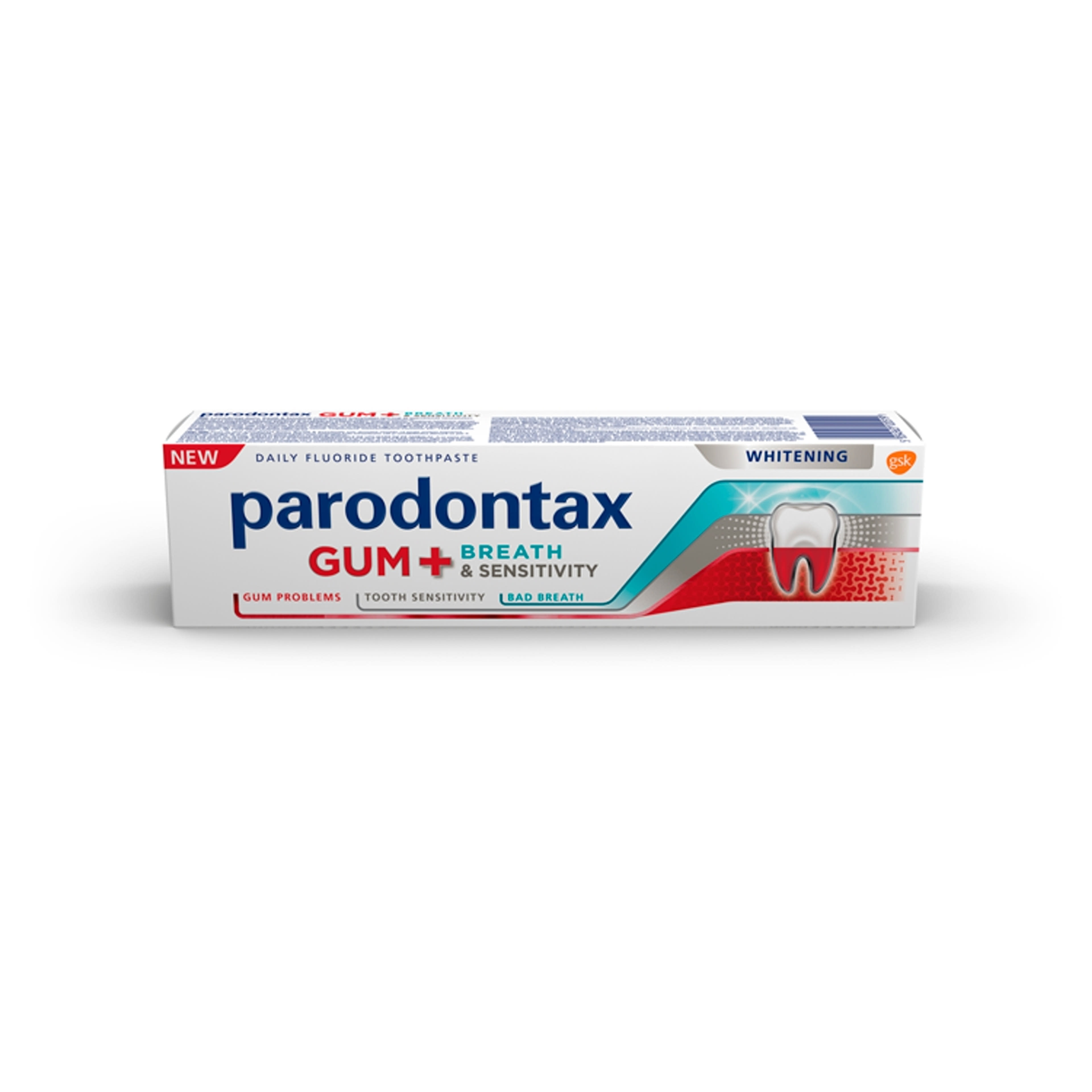 Parodontax Gum&Sensitivity&Breath Whitening fogkrém  - 75 ml-1