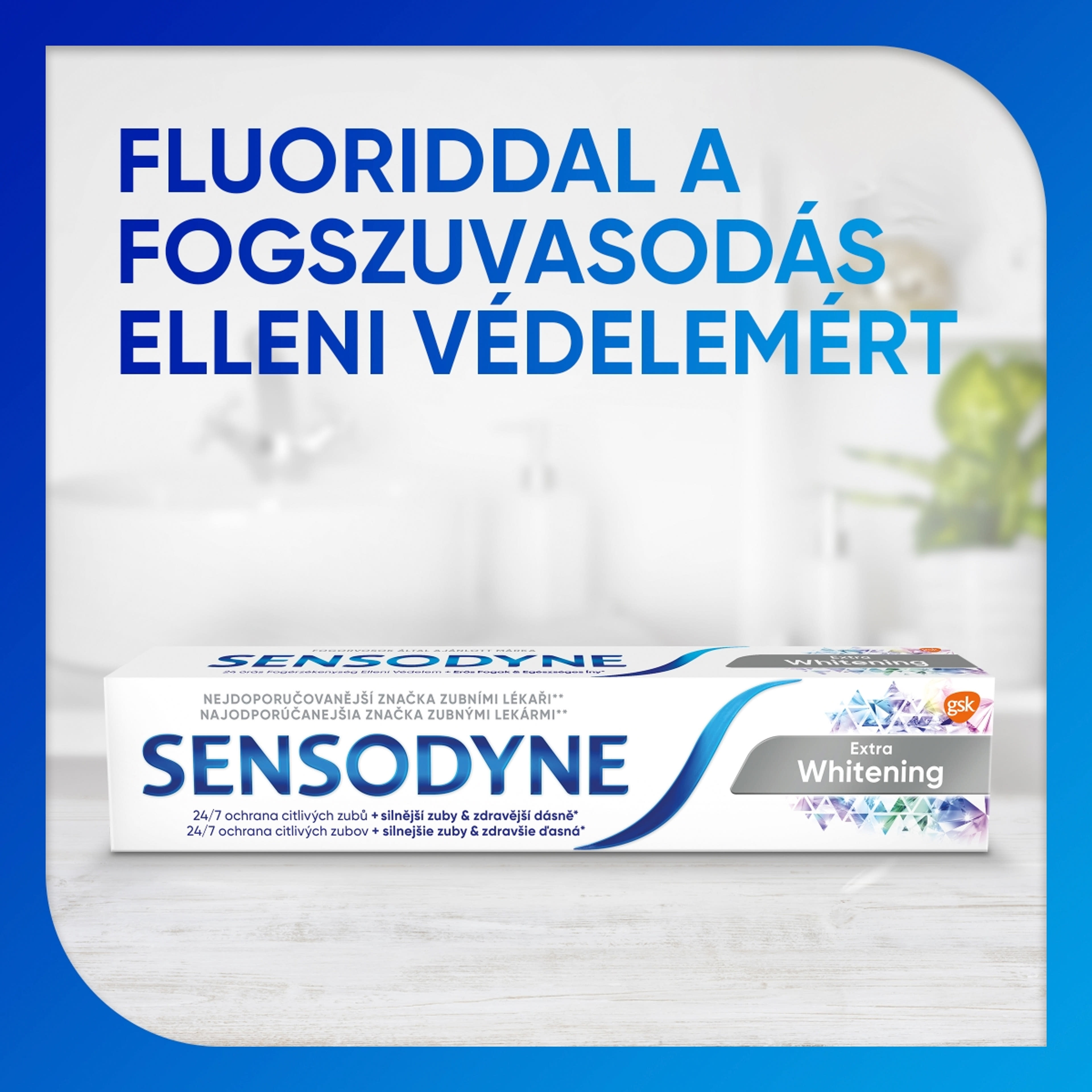 Sensodyne Whitening fogkrém Trio pack 3x75 ml - 225 ml-7