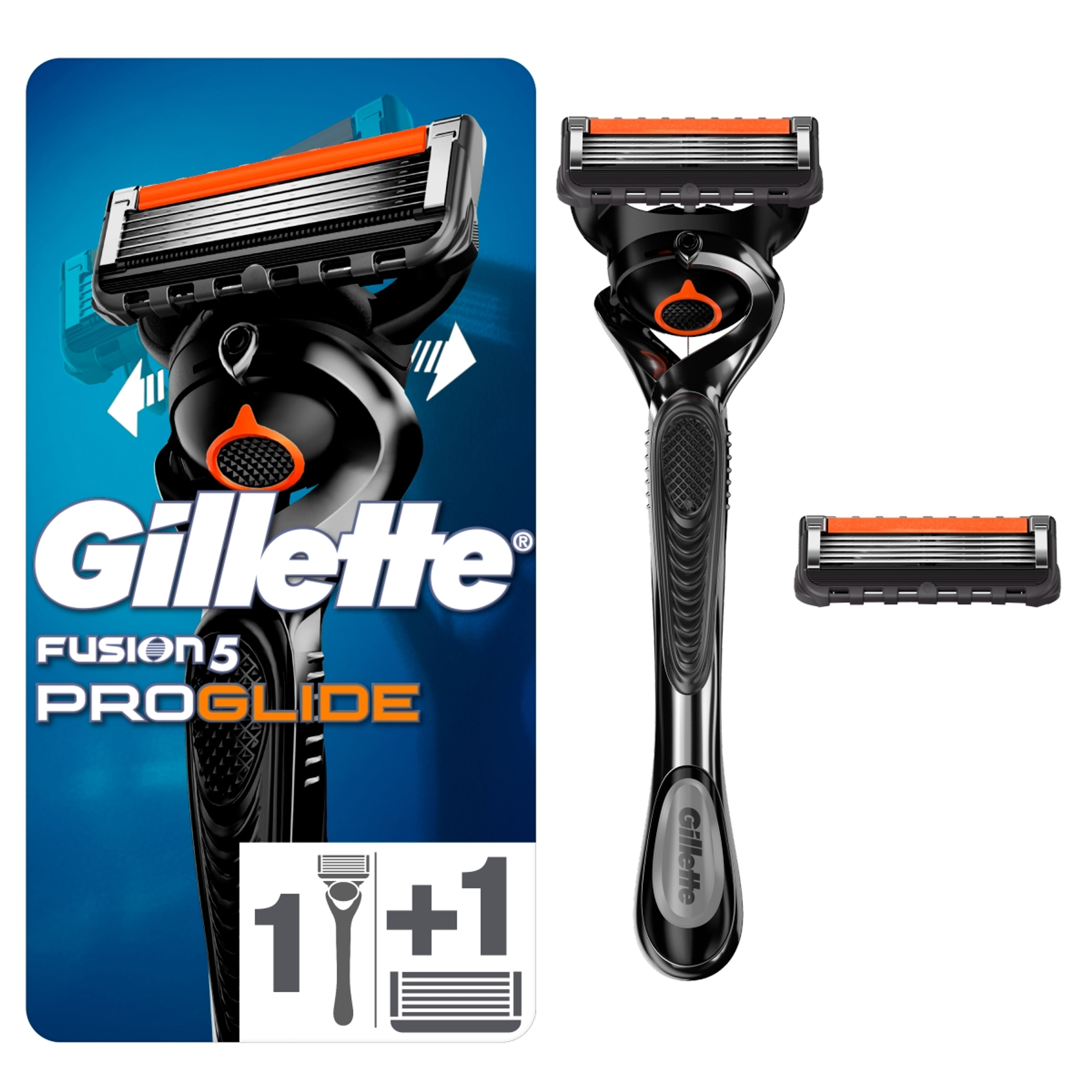 Gillette Fusion Proglide Flexball 4 pengés borotvakészülék 2 db borotvabetéttel - 1 db-4