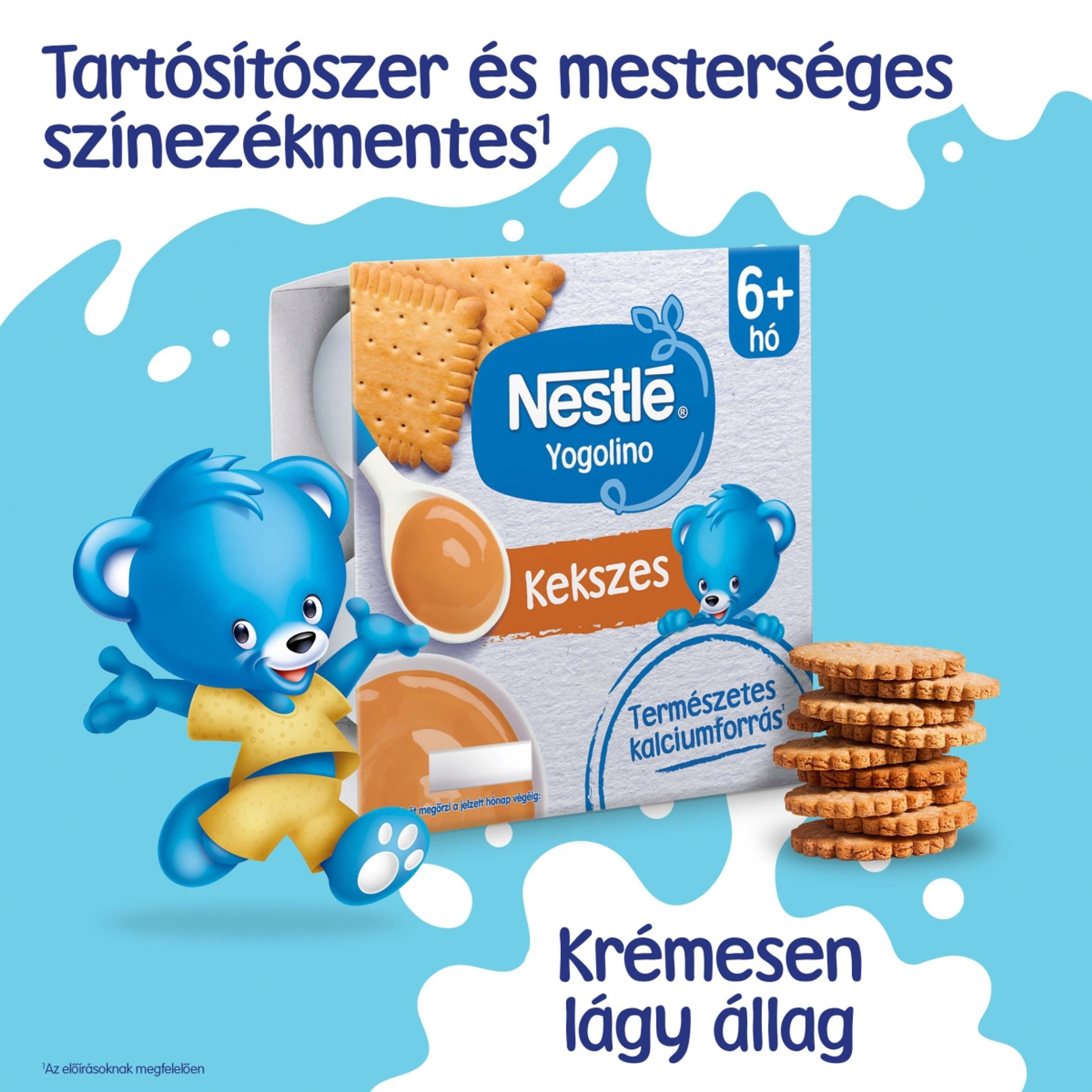 Nestlé Yogolino Bébidesszert Kekszes Ízesítéssel 6 Hónapos Kortól 4*100g - 400 g-4