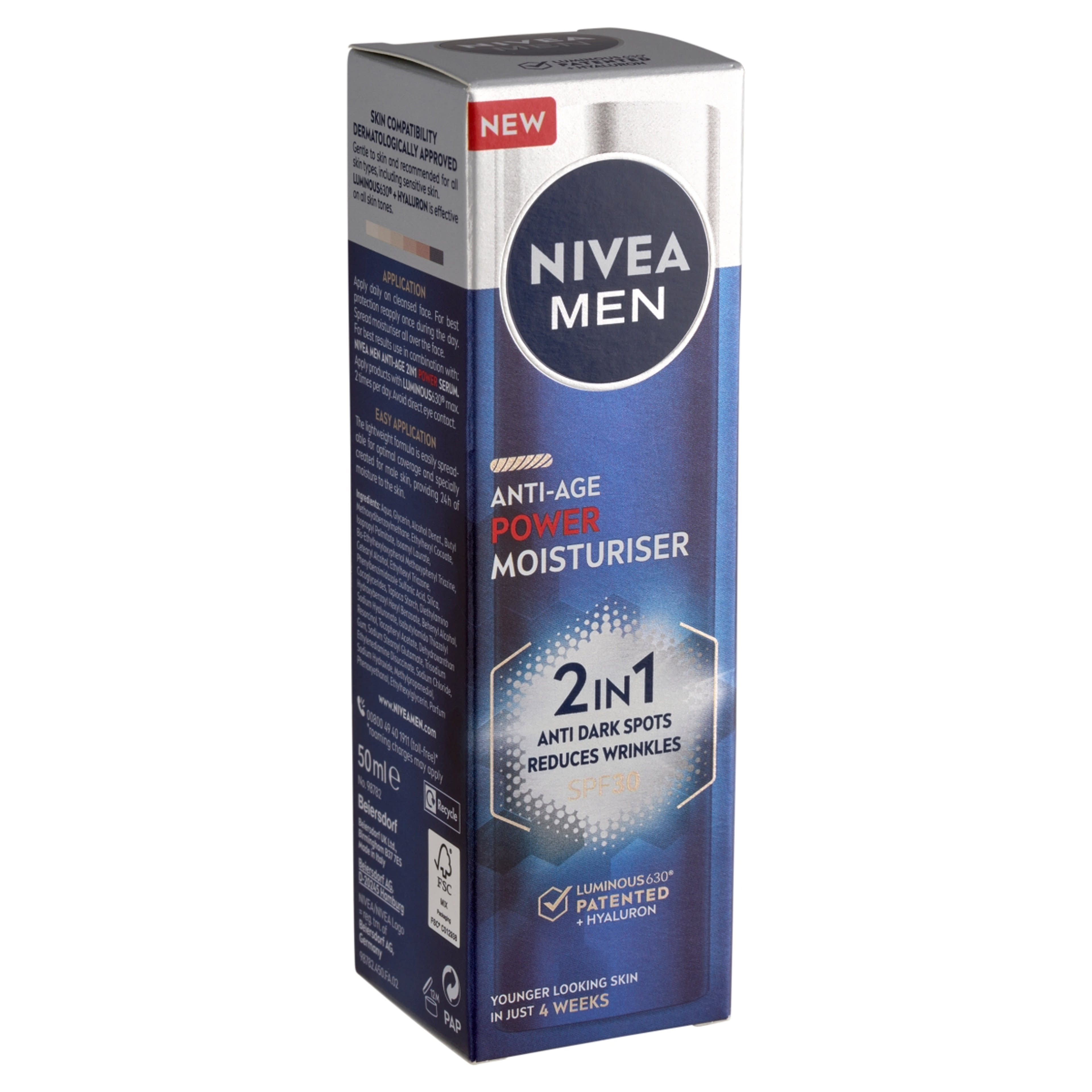 Nivea Men Anti-Age Power 2in1 arckrém - 50 ml-3