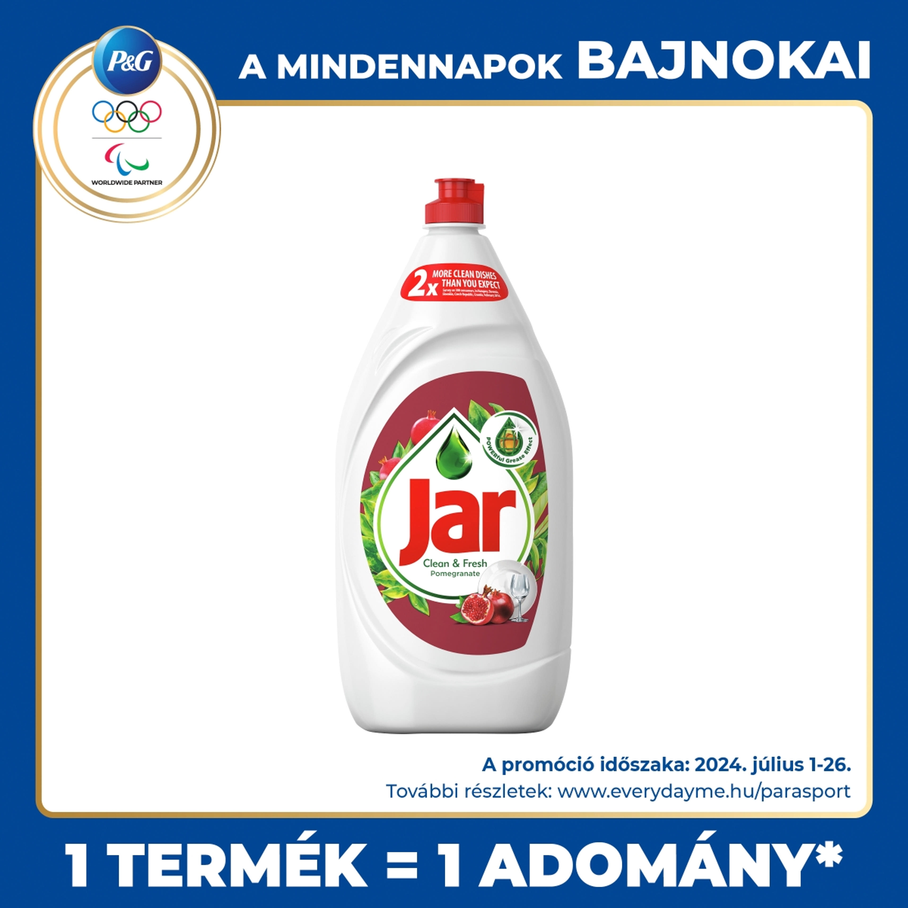 Jar gránátalma kézi mosogatószer - 1350 ml