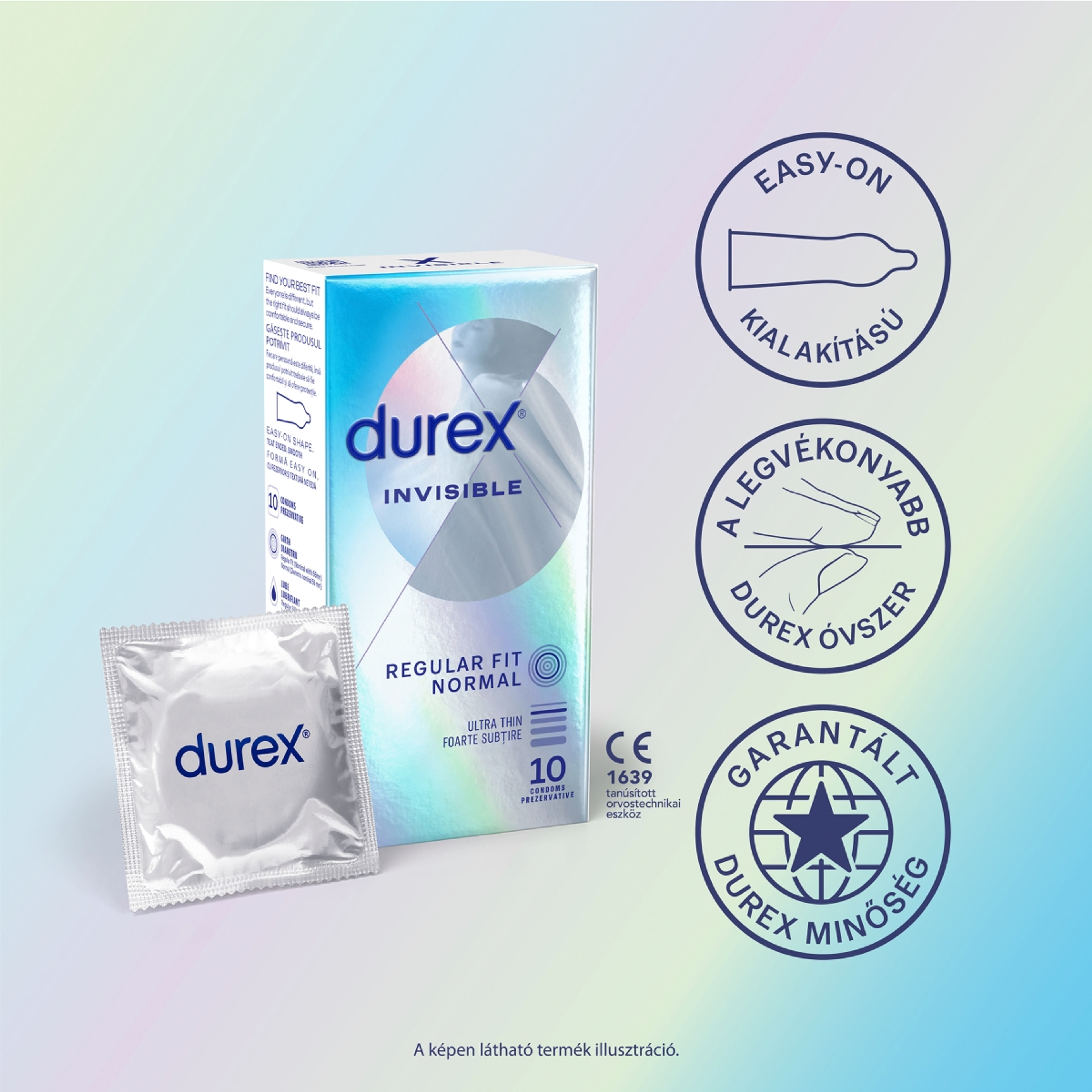 Durex Invisible óvszer - 10 db-3