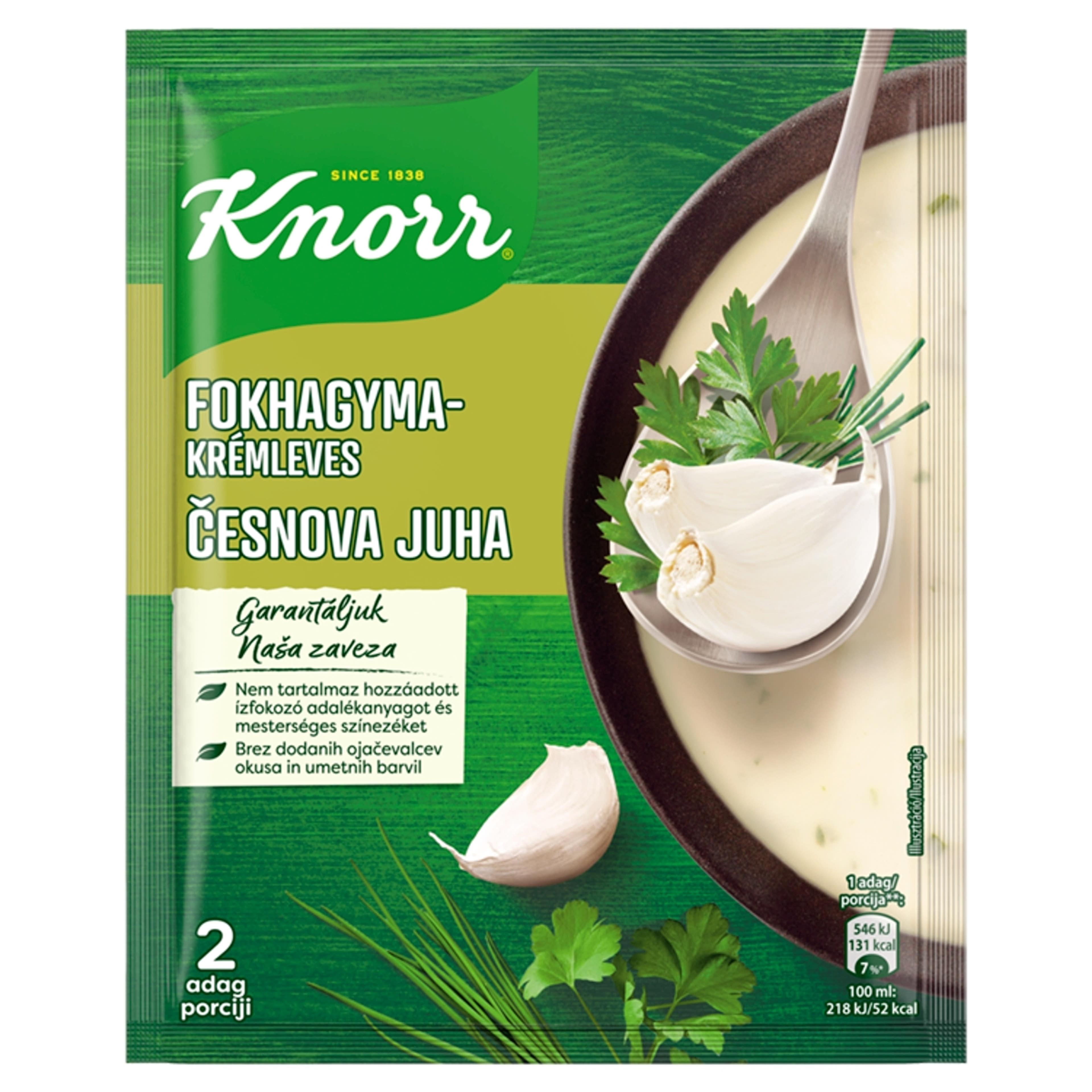 Knorr fokhagyma-krémleves - 61 g