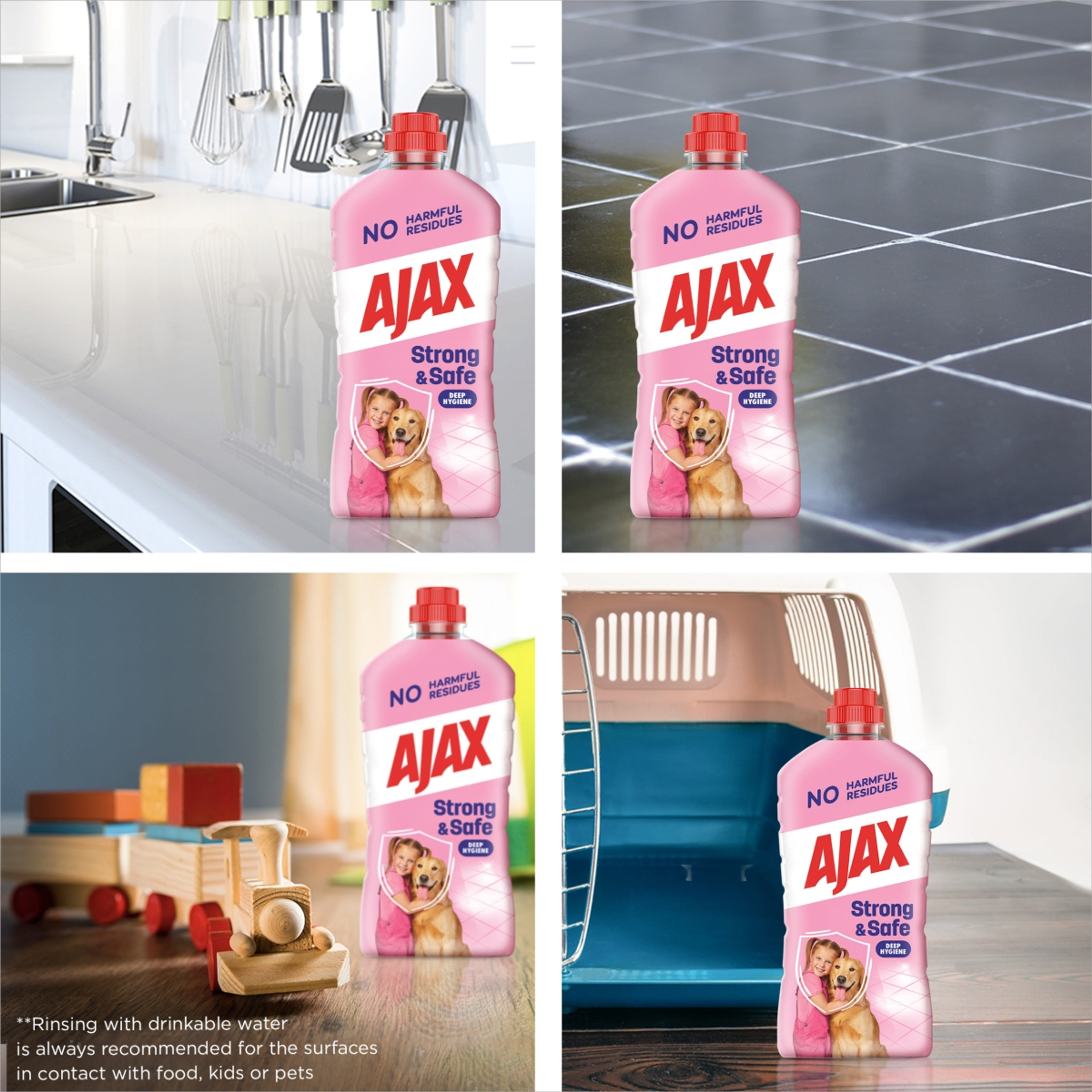 Ajax Strong & Safe általános tisztítószer - 1000 ml-7