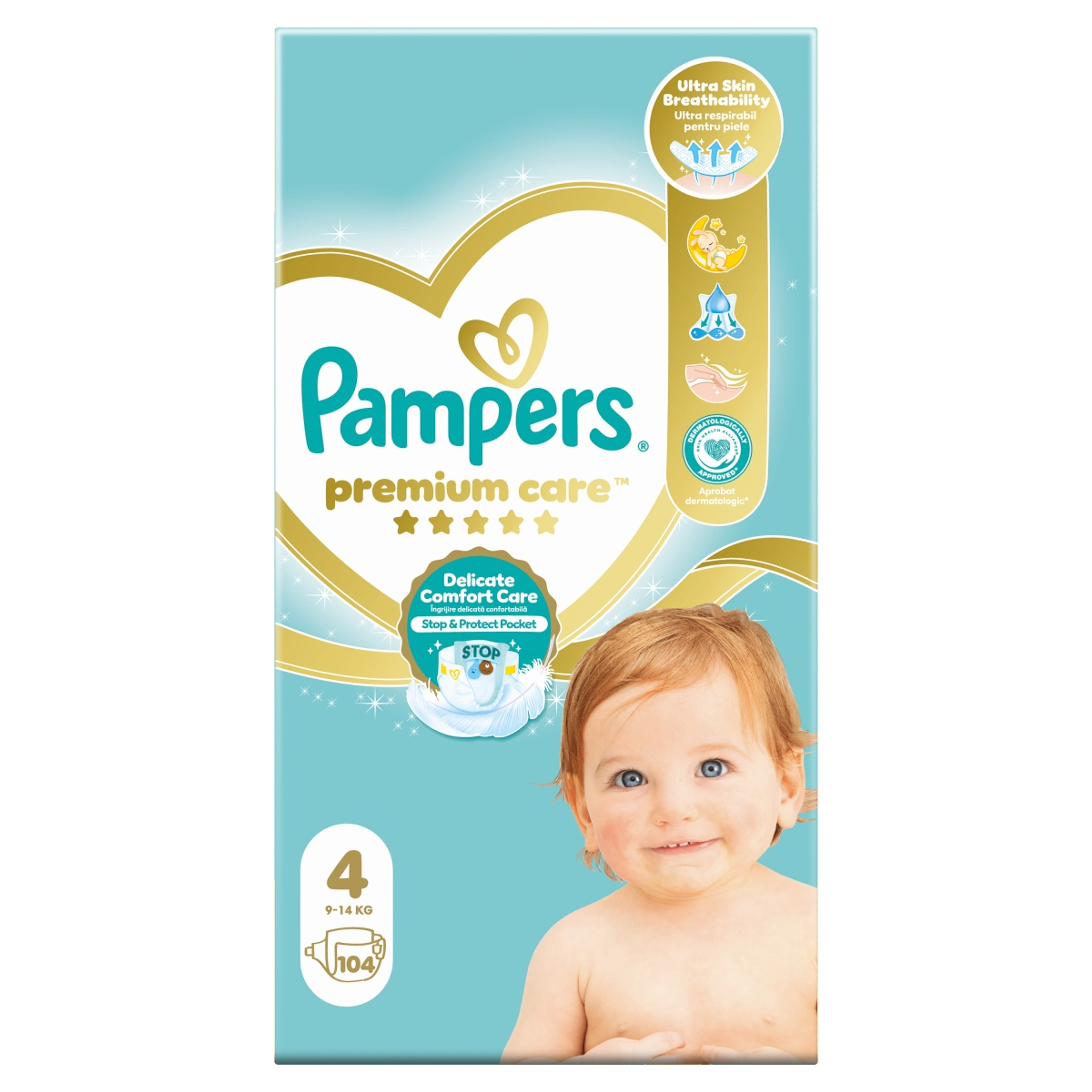 Pampers Premium Care Megabox 4-es 9-14 kg - 104 db-3