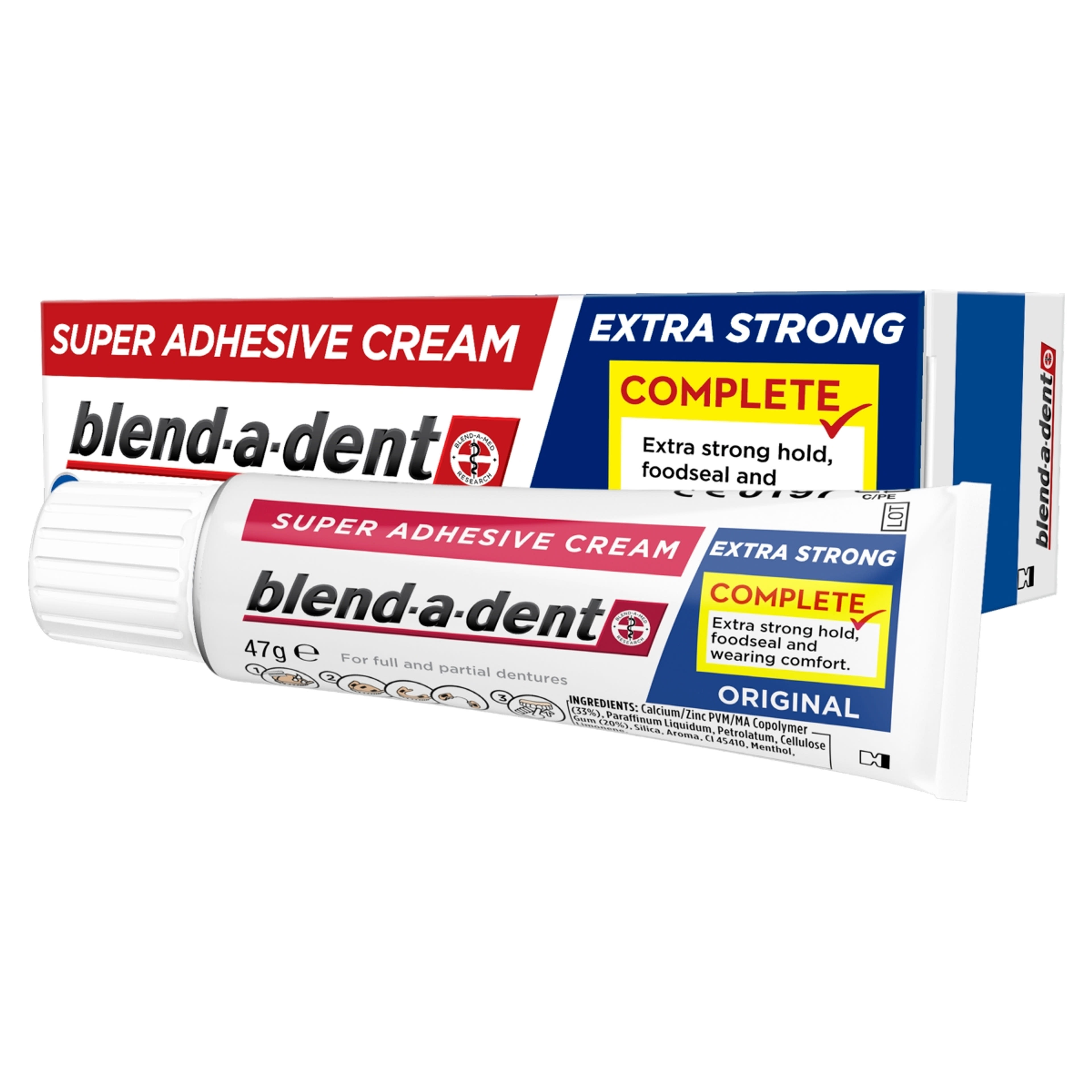 Blend-a-Dent Complete Original mufogsorragasztó - 47 g-8