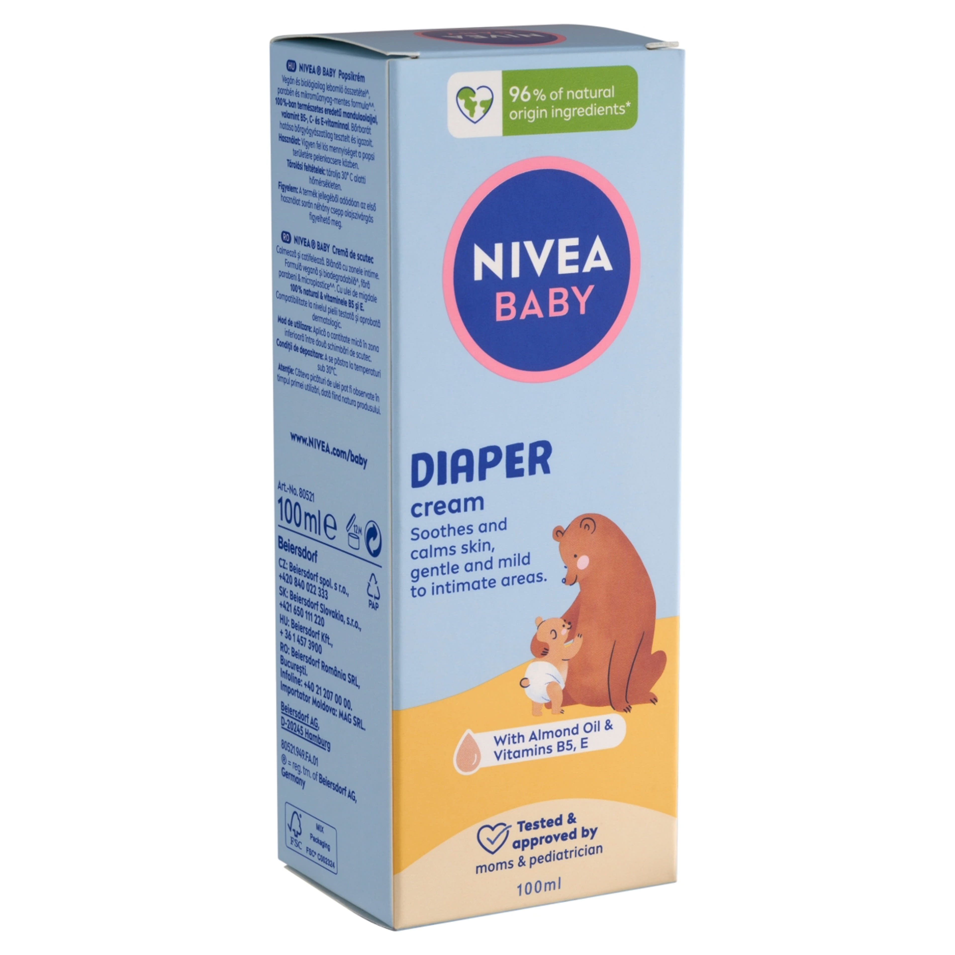 NIVEA BABY Nyugtató Popsiápoló 100 ml-2