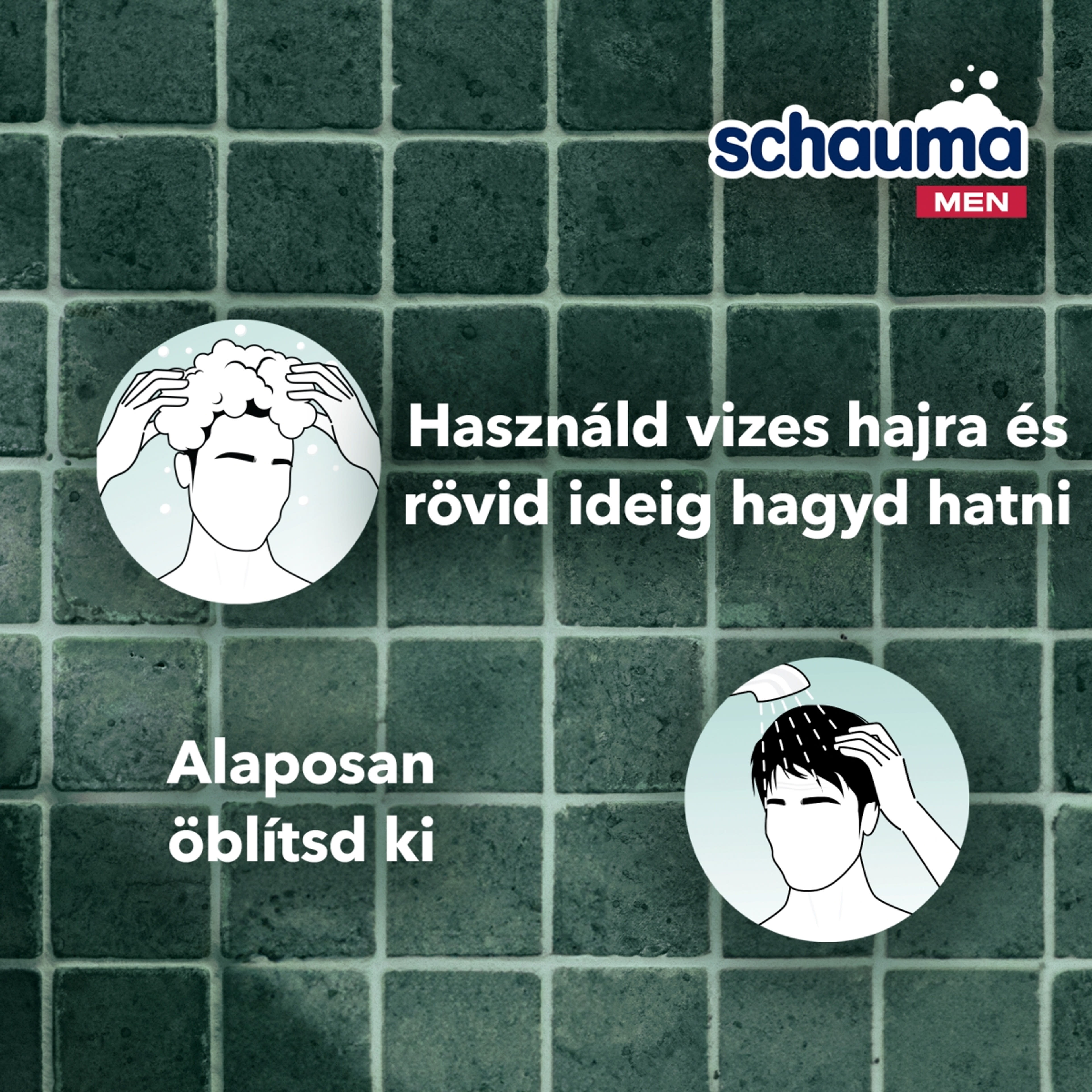 Schauma Men Hair Booster hajhagyma-aktiváló sampon - 400 ml-4