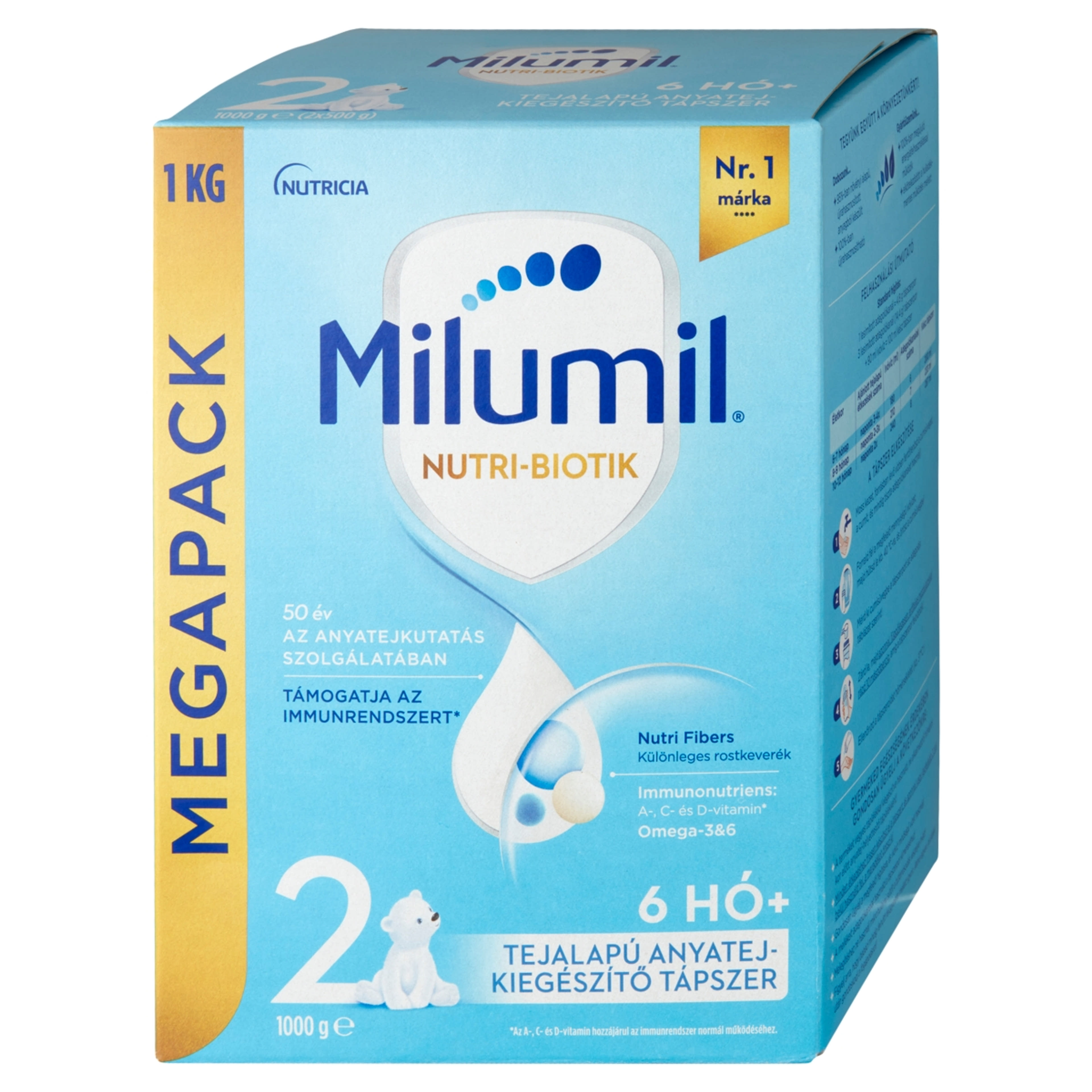 Milumil 2 anyatej-kiegészítő tápszer 6-12 hónapos kortól - 1000 g-3