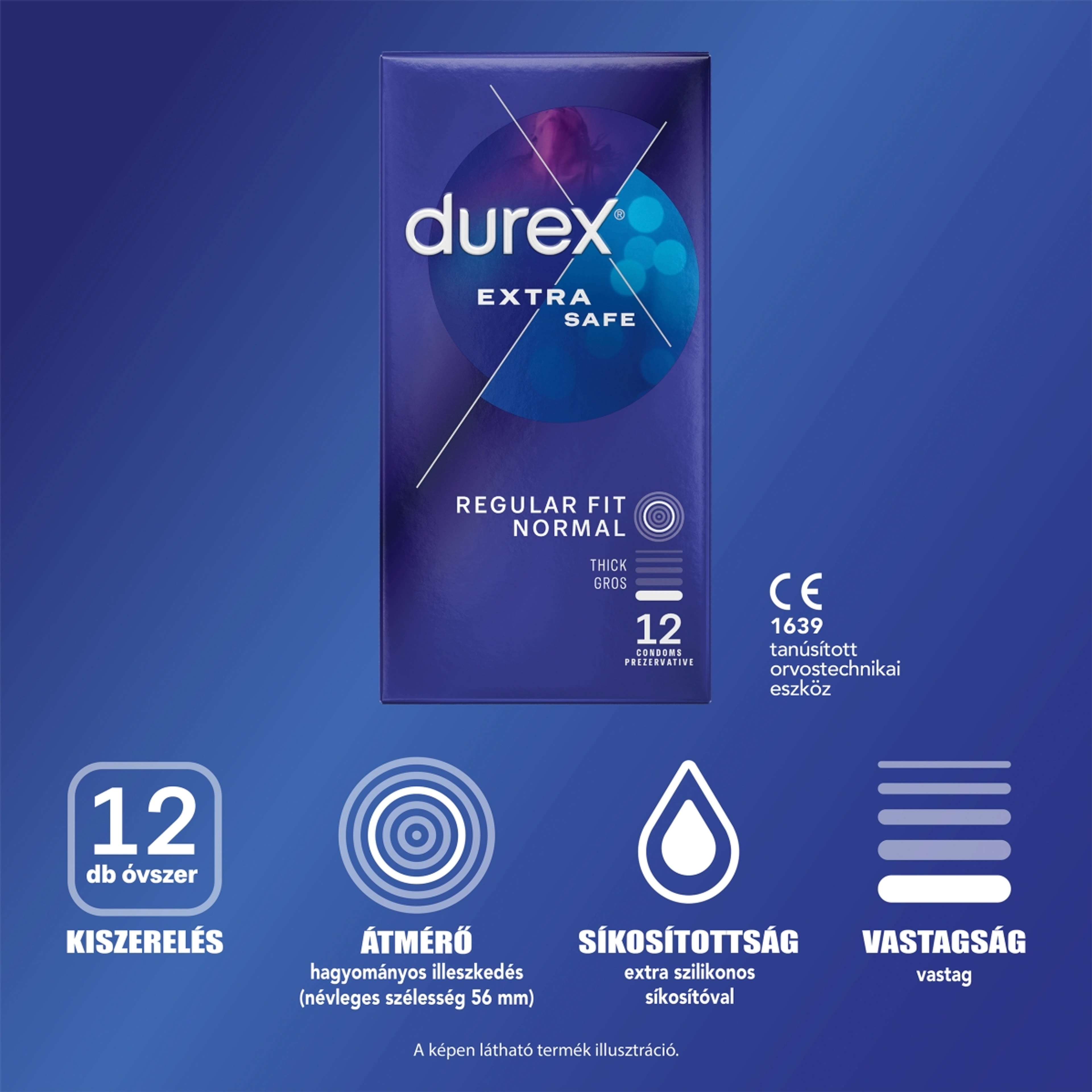 Durex Extra Safe óvszer - 12 db-4