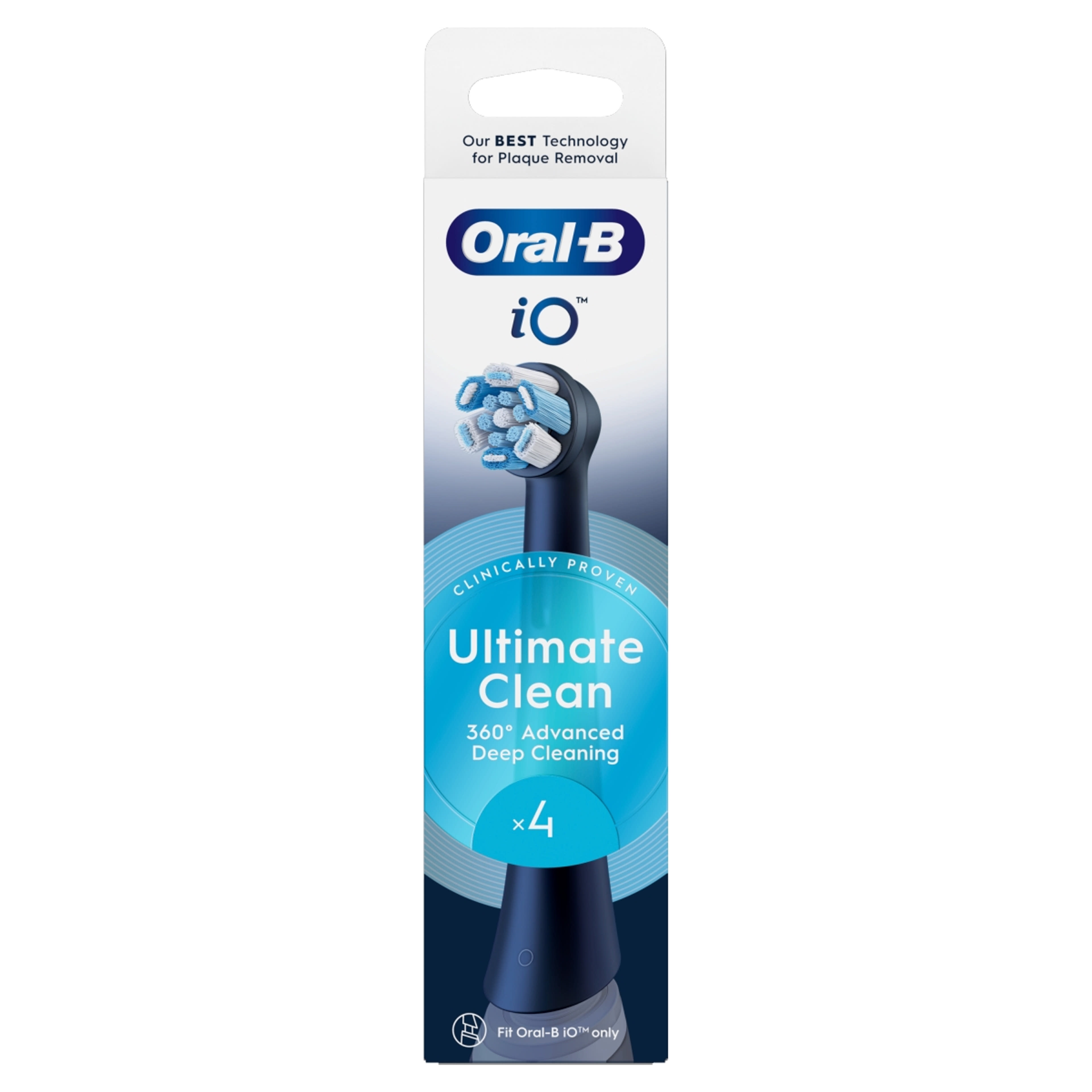 Oral-B iO Series Ultimate Clean elektromos fogkefe pótfej - 4 db-1