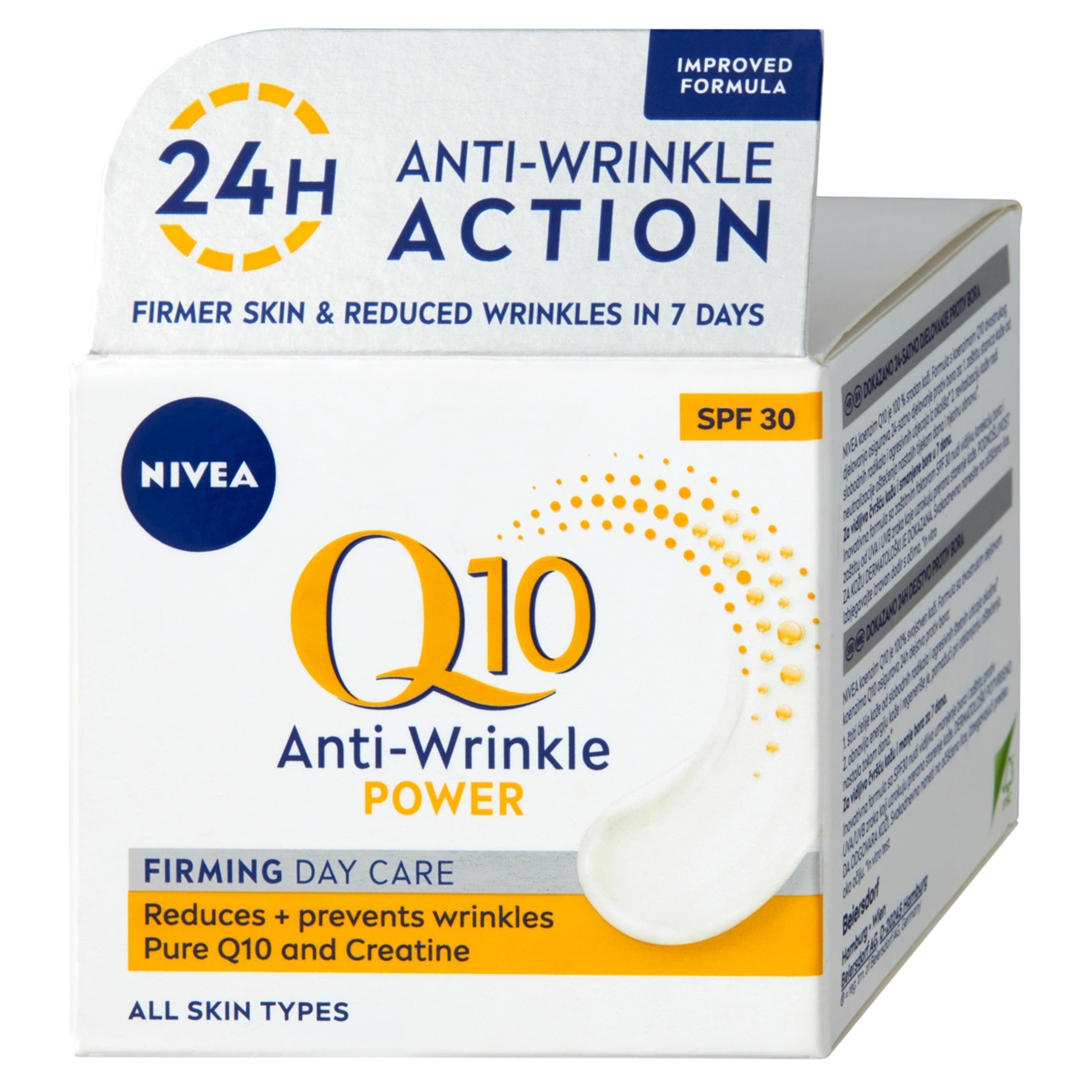 NIVEA Q10 Power ránctalanító nappali arckrém FF30 - 50 ml-2