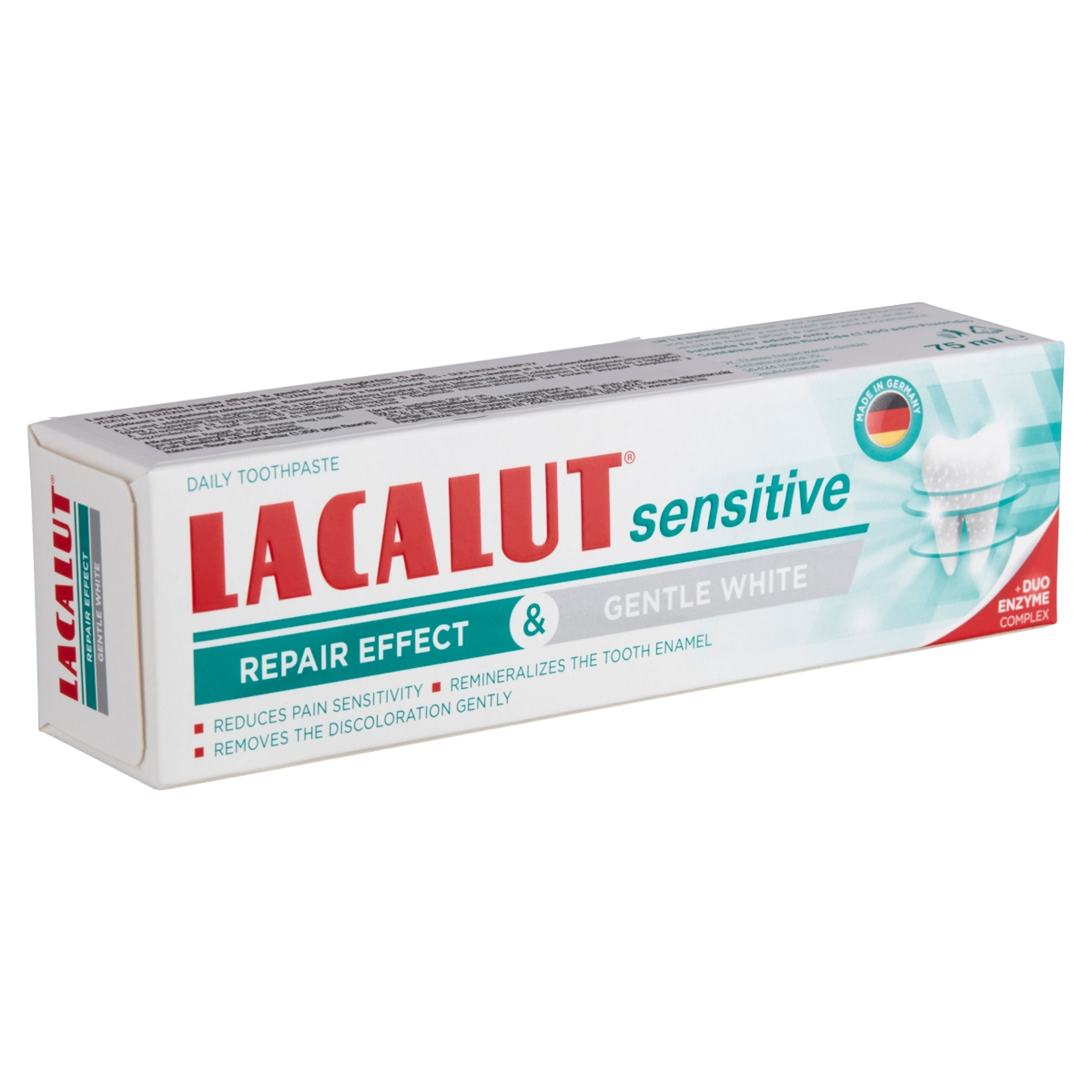 Lacalut Sensitive Repair Effect & Gentle White fogkrém - 75 ml-4