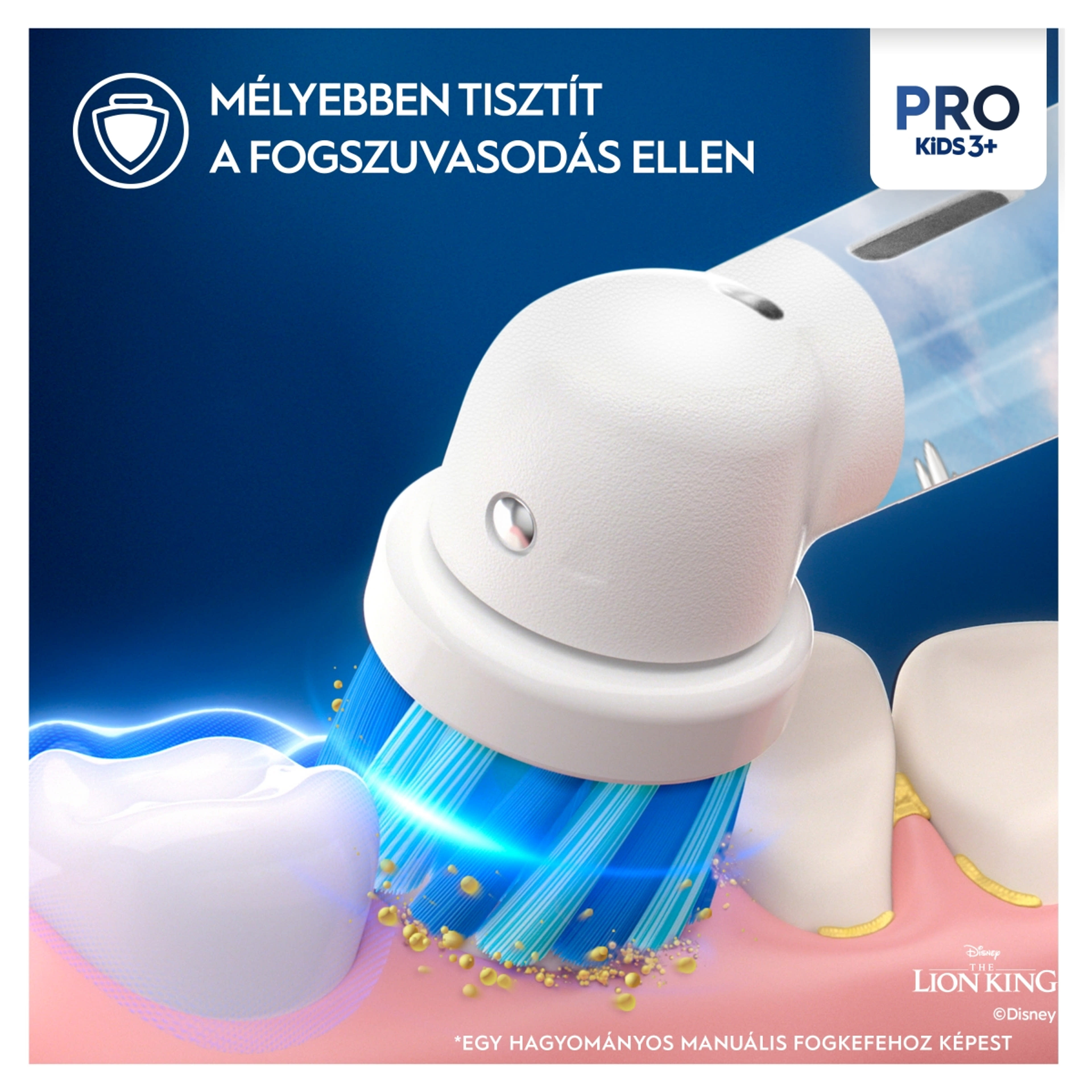 Oral-B Kids Lion King elektromos  fogkefe + utitok - 1 db-5