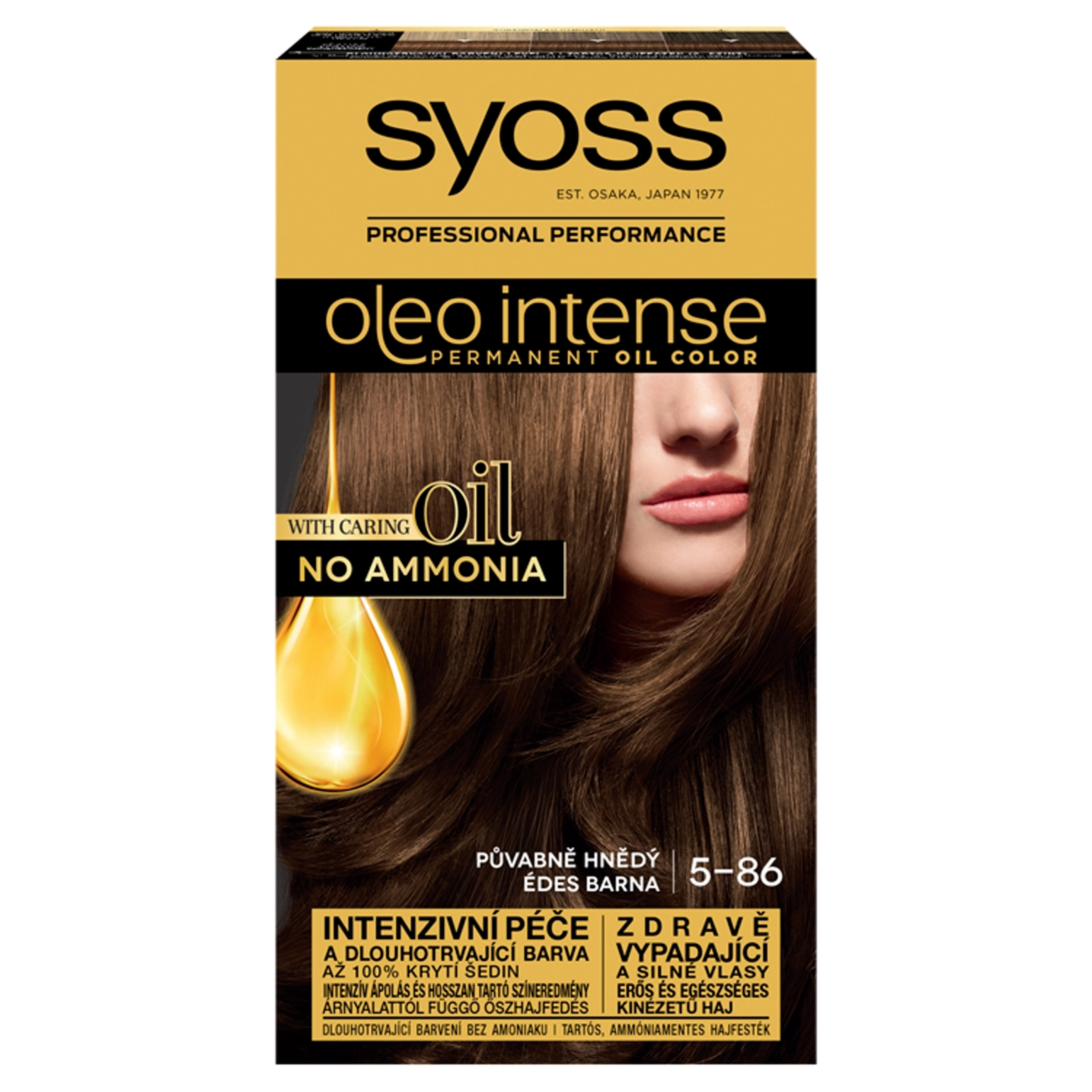 Syoss Color Oleo intenzív olaj hajfesték 5-86 édes barna - 1 db-1