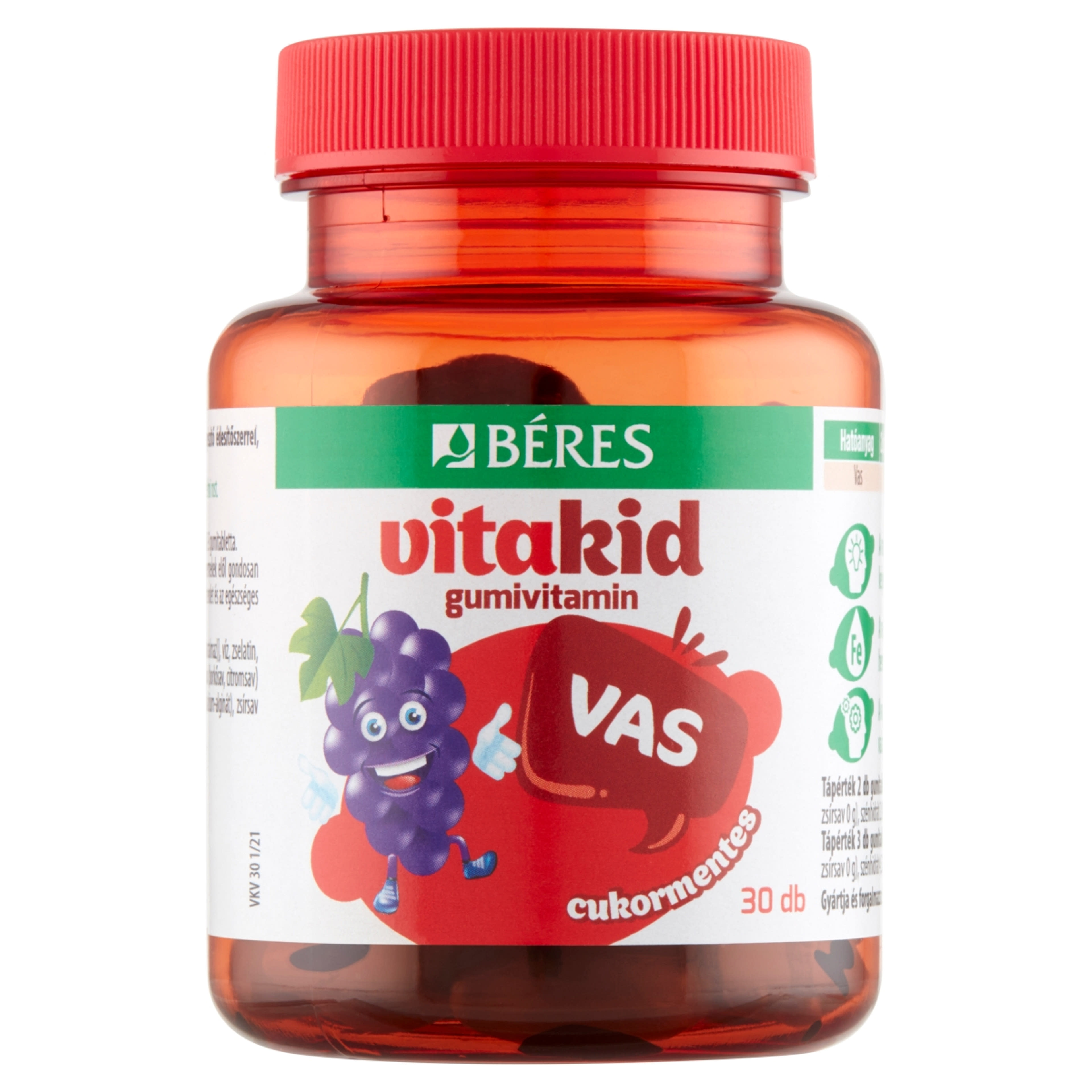 Béres VitaKid Vas Gumivitamin - 30 db