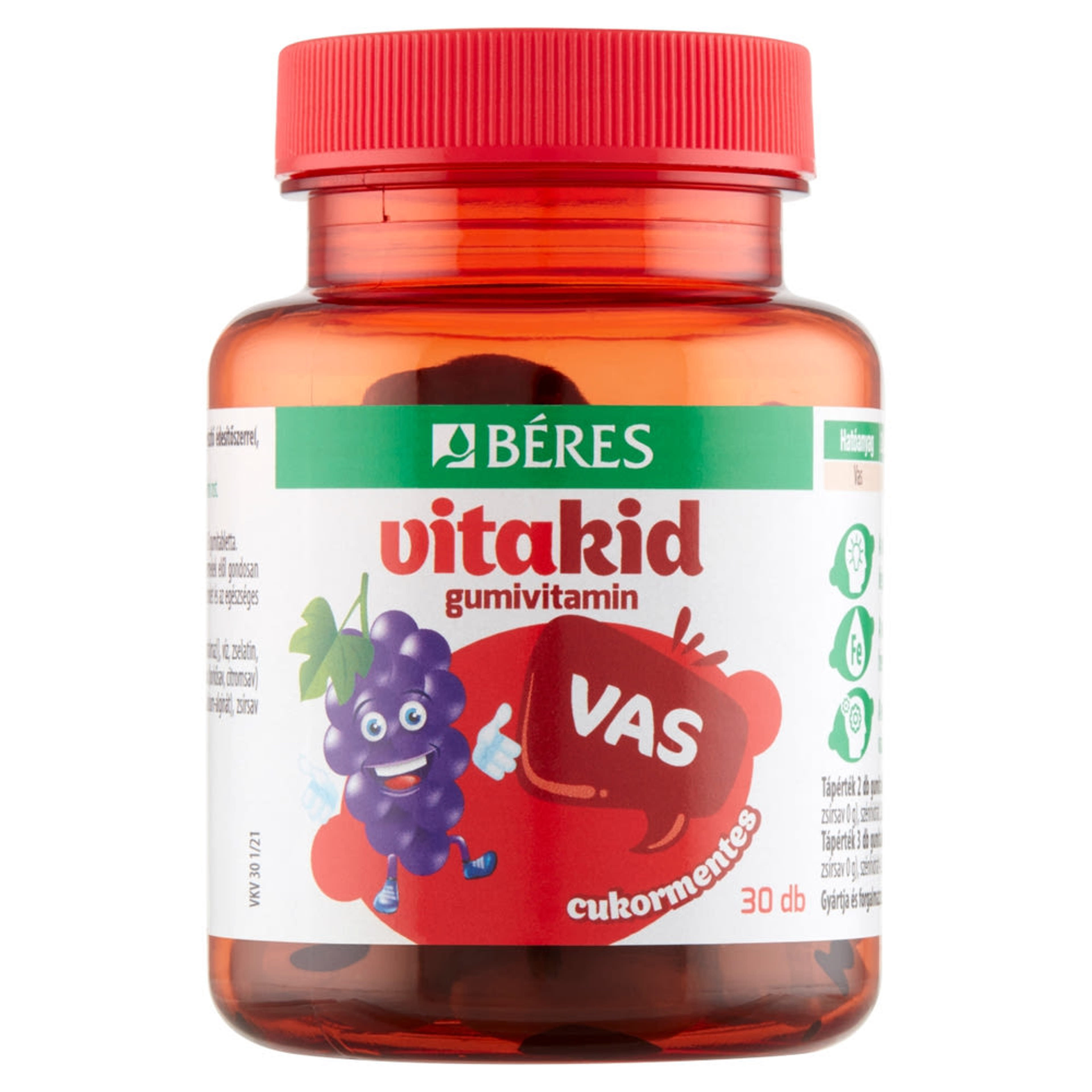 Béres VitaKid Vas gumivitamin - 30 db