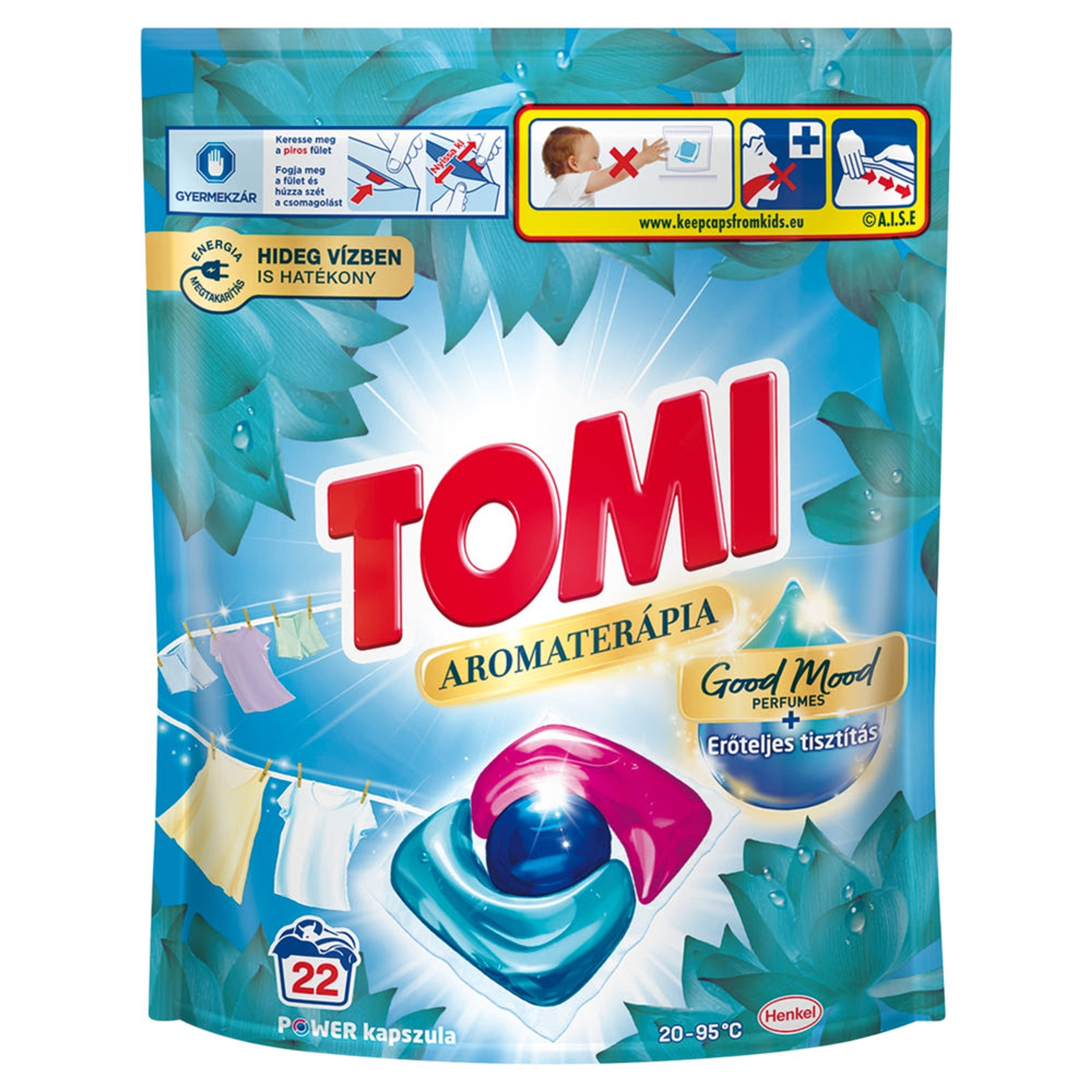 Tomi At Lotus mosókapszula színes ruhákhoz - 22 db