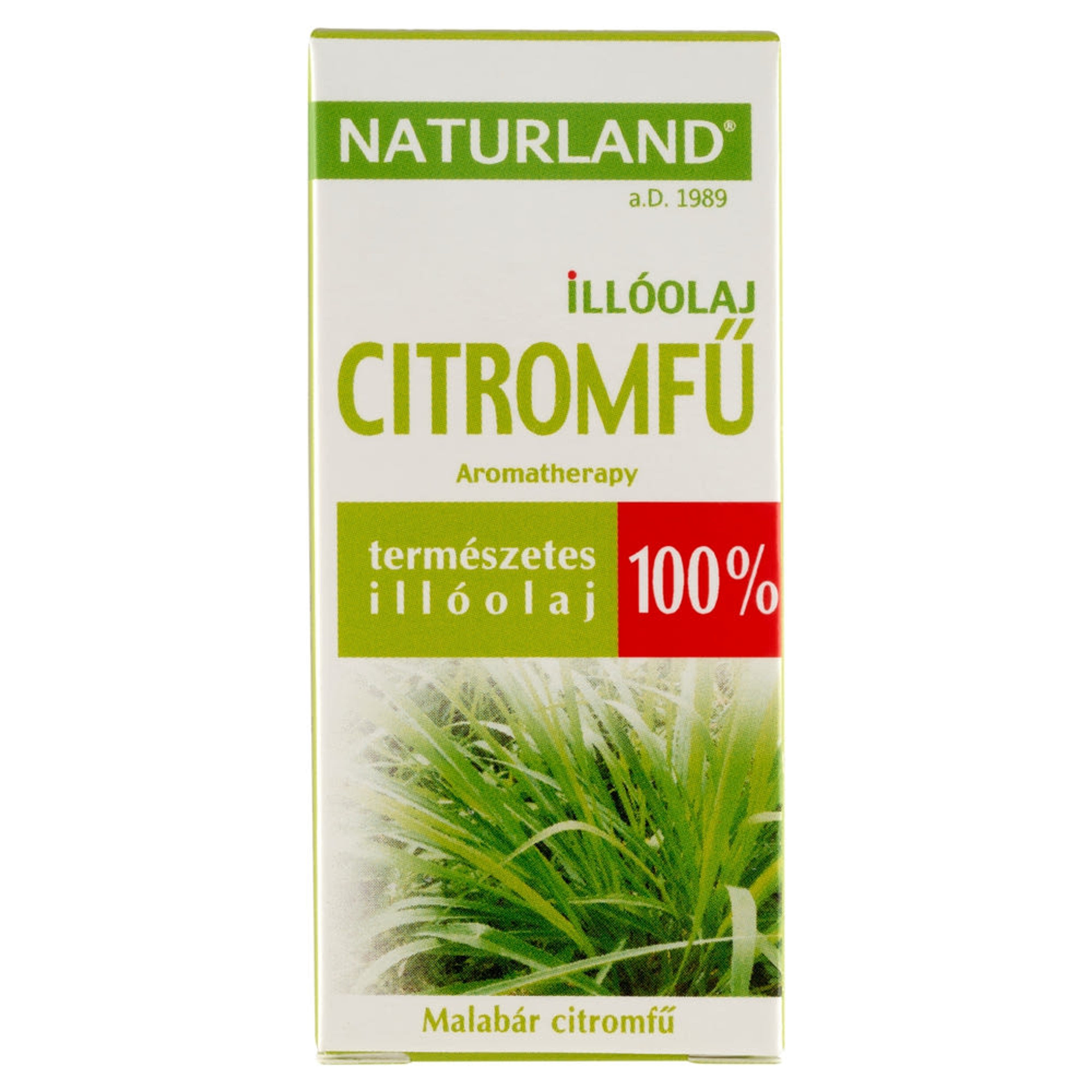 Naturland malabár citromfű Illóolaj - 10 ml
