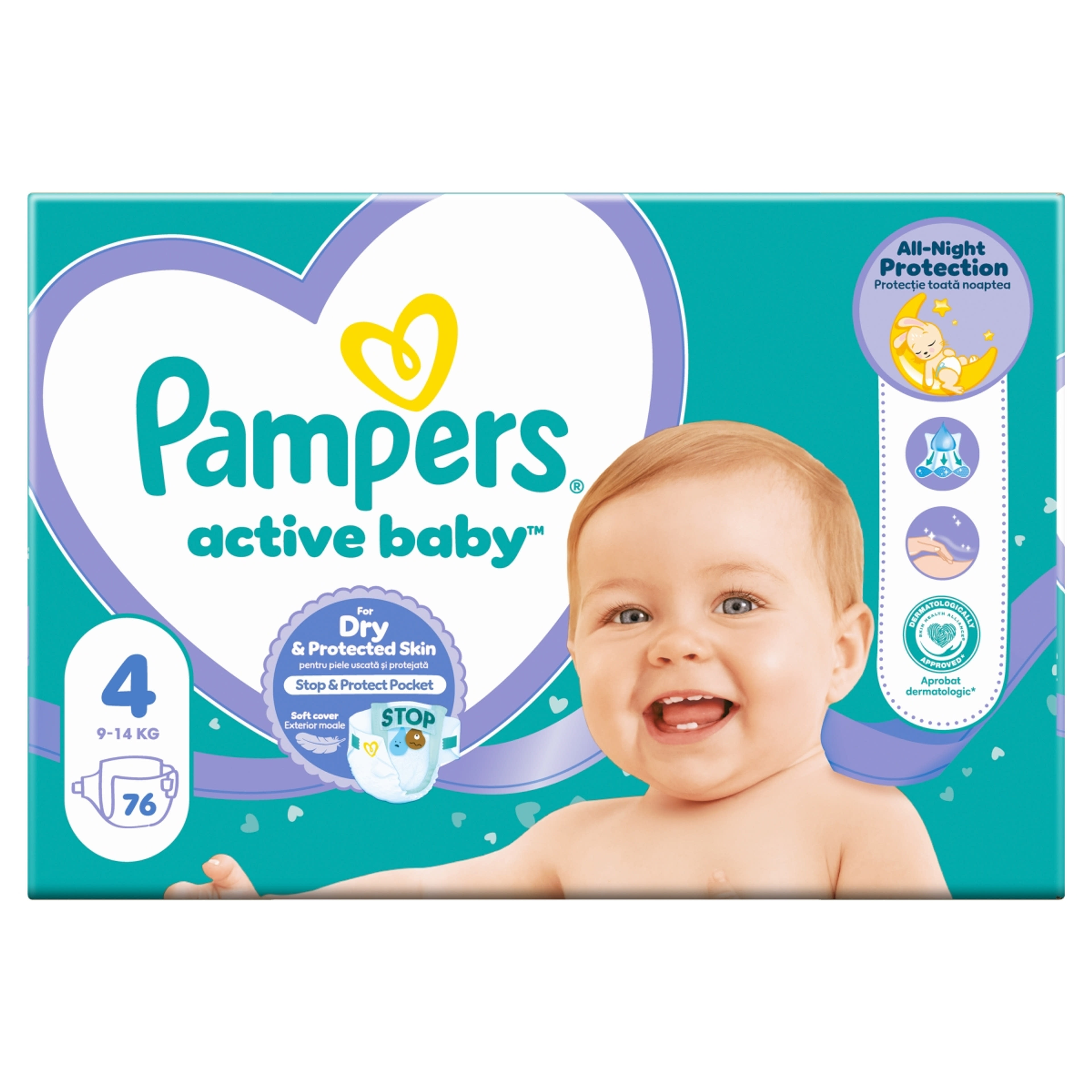Pampers Active Baby Giant Pack Pelenka 4 - 76 db