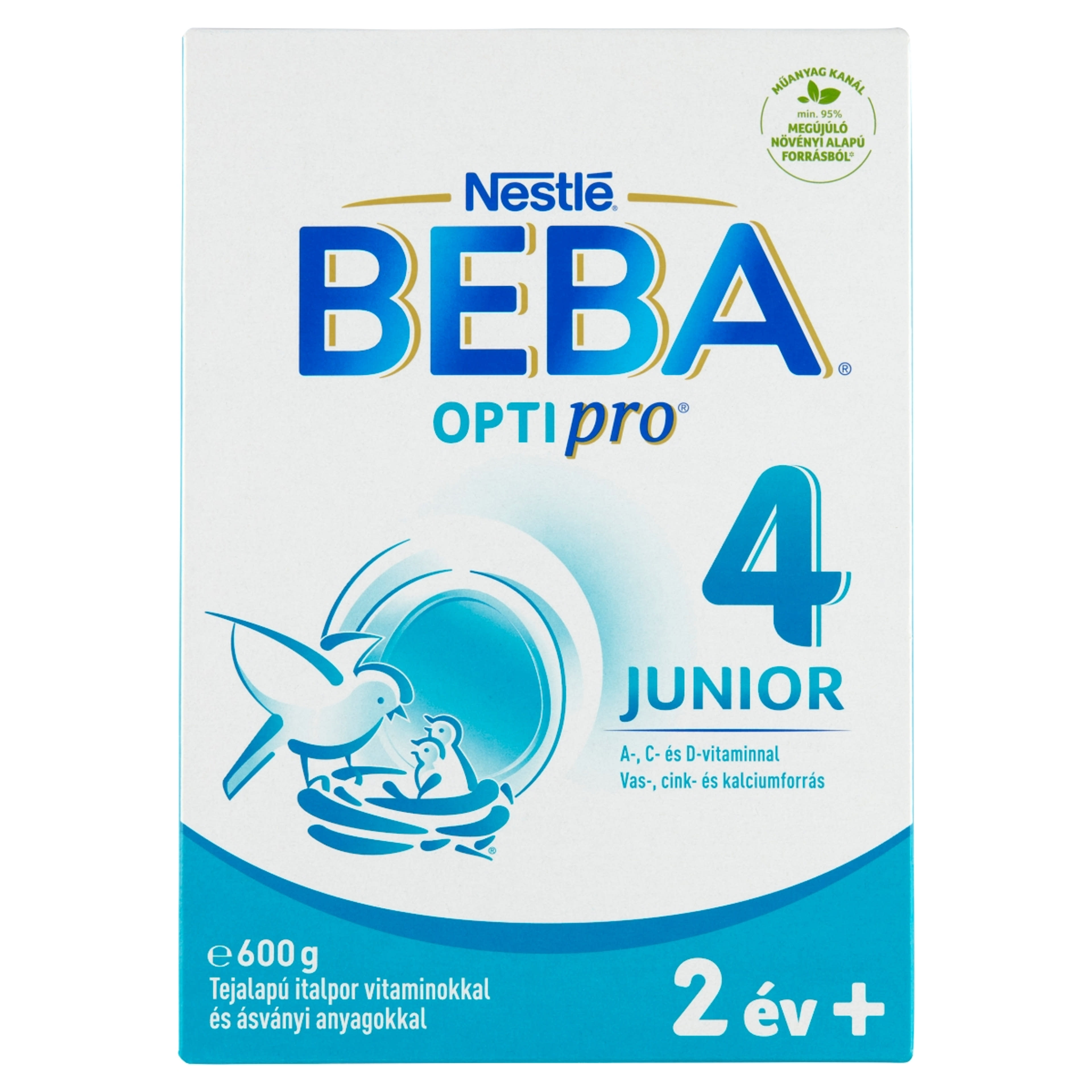 BEBA OPTIPRO Junior 4 italpor sovány tejjel 24 hónapos kortól - 600 g
